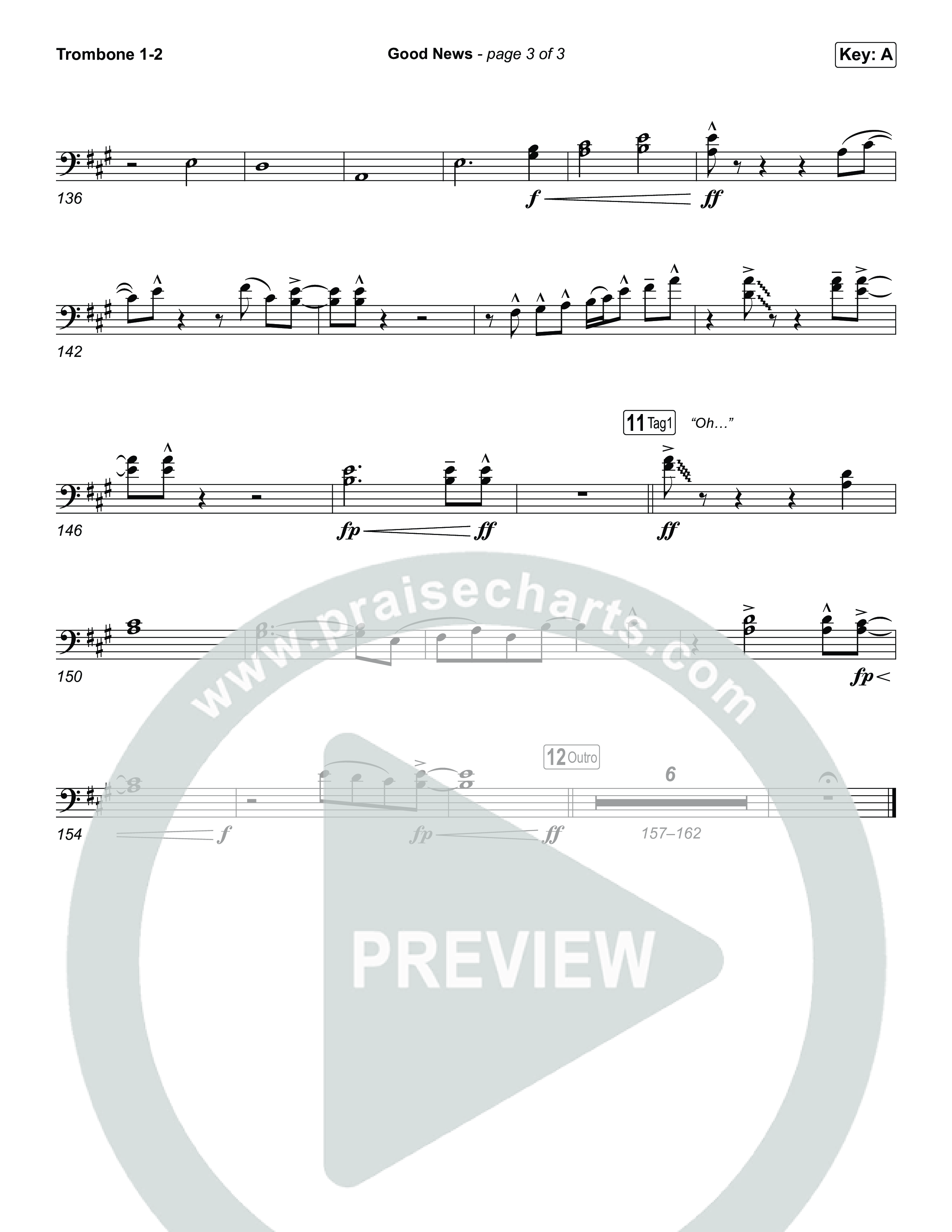 Good News Trombone 1/2 (Hillsong Worship)