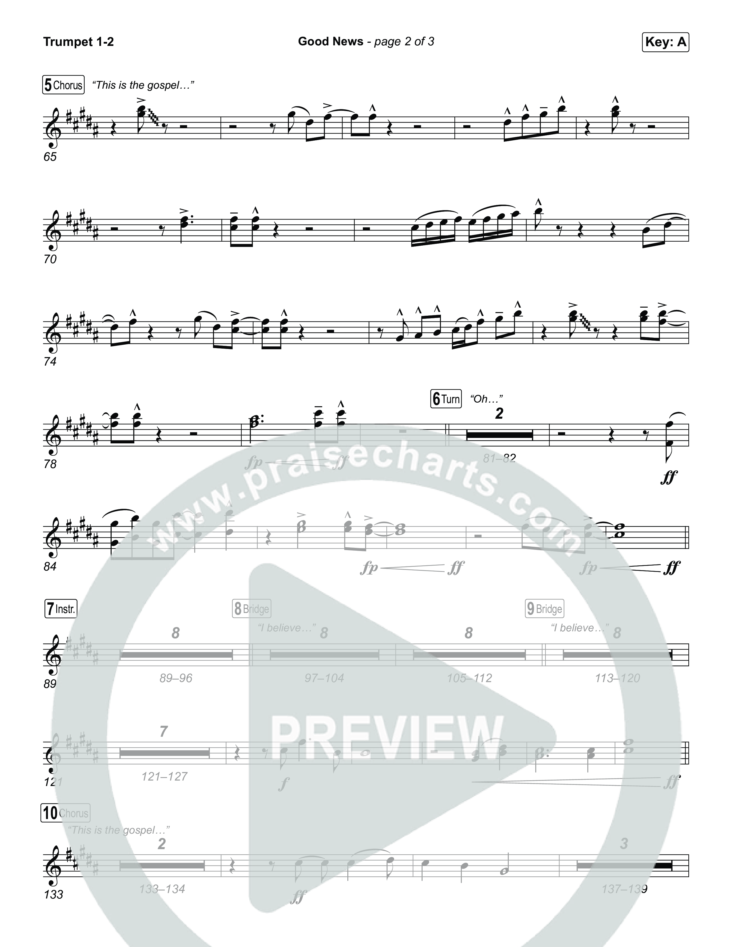 Good News Trumpet 1,2 (Hillsong Worship)