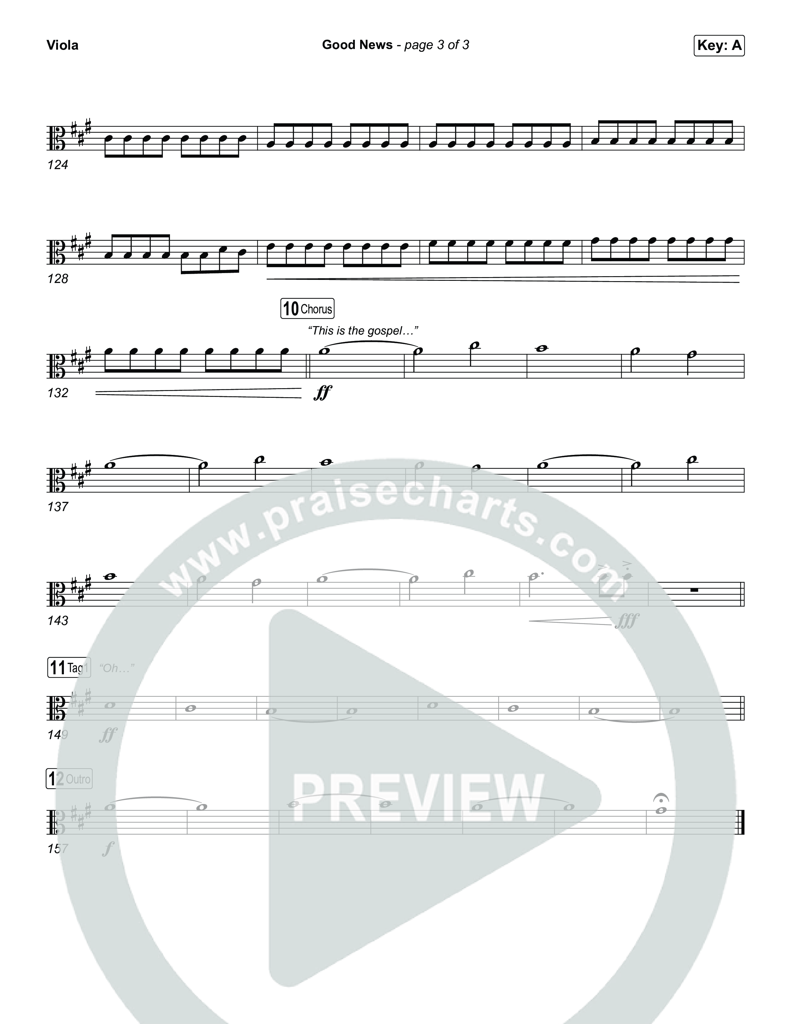 Good News Viola (Hillsong Worship)