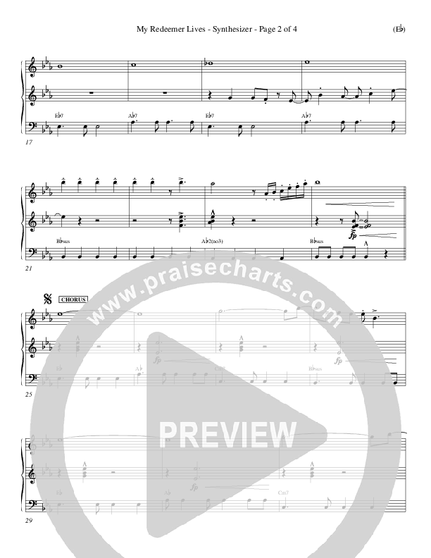 My Redeemer Lives Synth (Reuben Morgan)