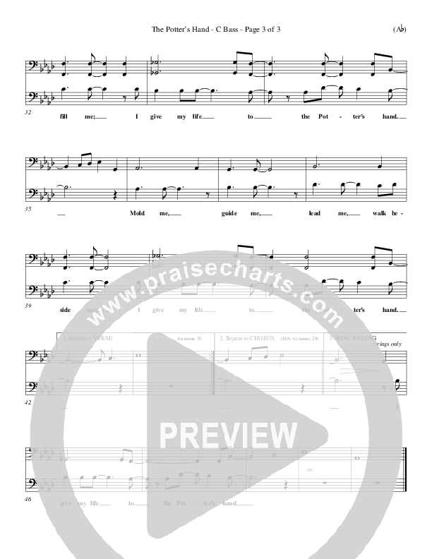 The Potter's Hand Contrabass (Darlene Zschech)