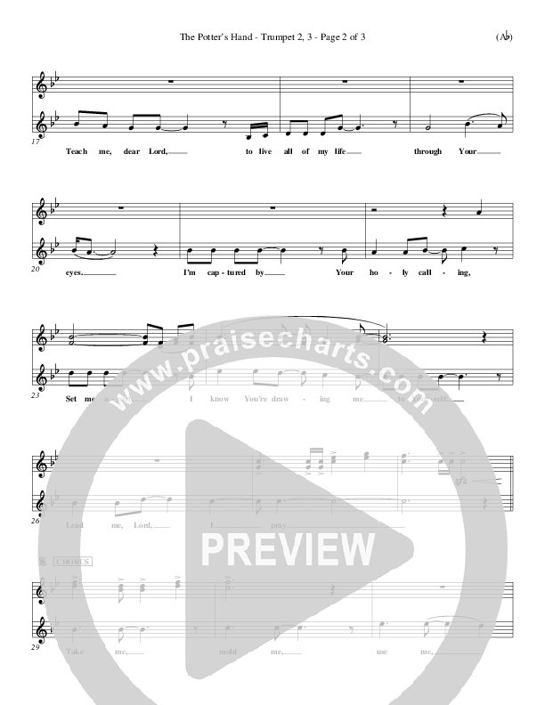 The Potter's Hand Trumpet 2/3 (Darlene Zschech)