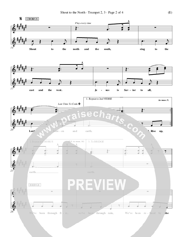 Shout To The North Trumpet 2/3 (Delirious)