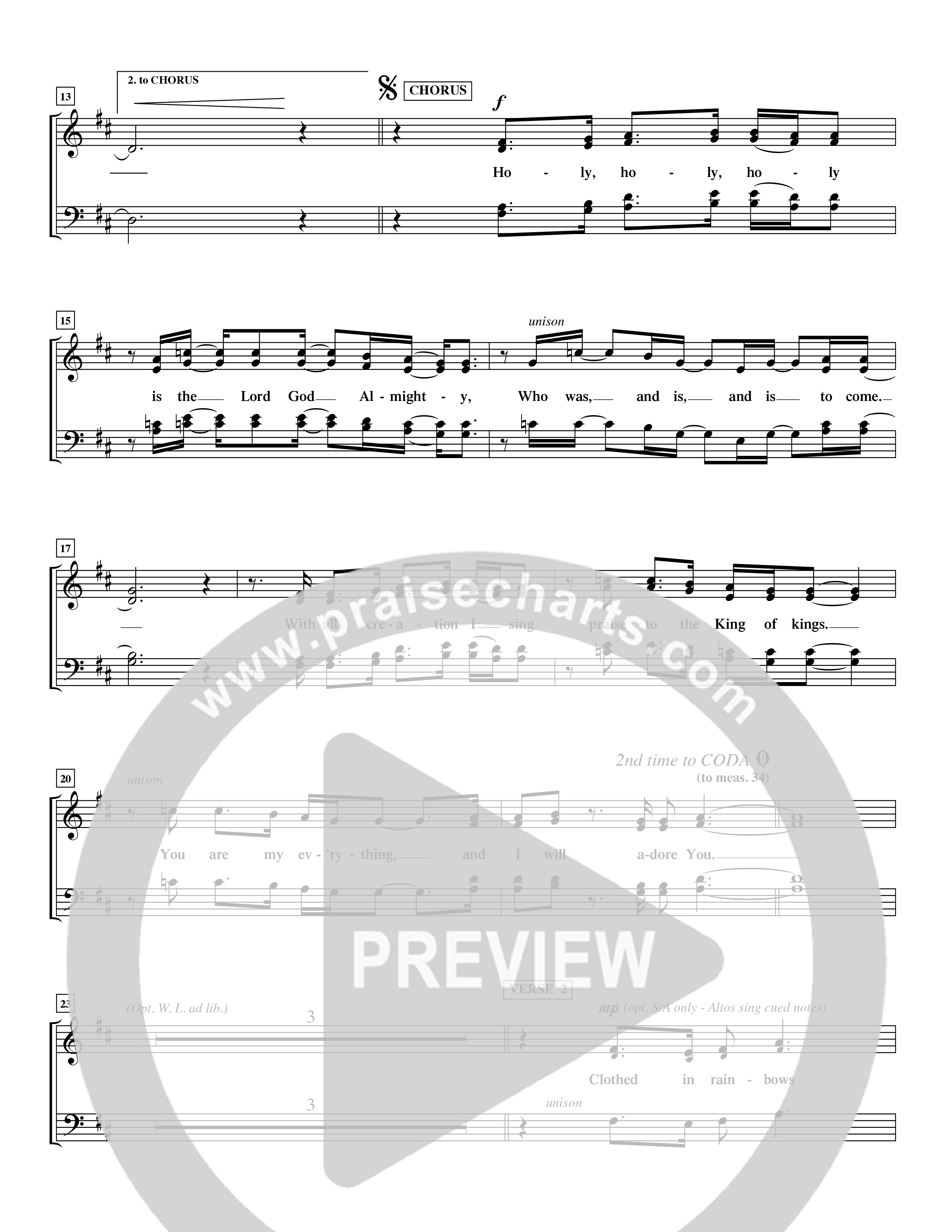 Revelation Song (Choral Anthem SATB) Choir Sheet (SATB) (Word Music Choral / Orch. David Shipps)