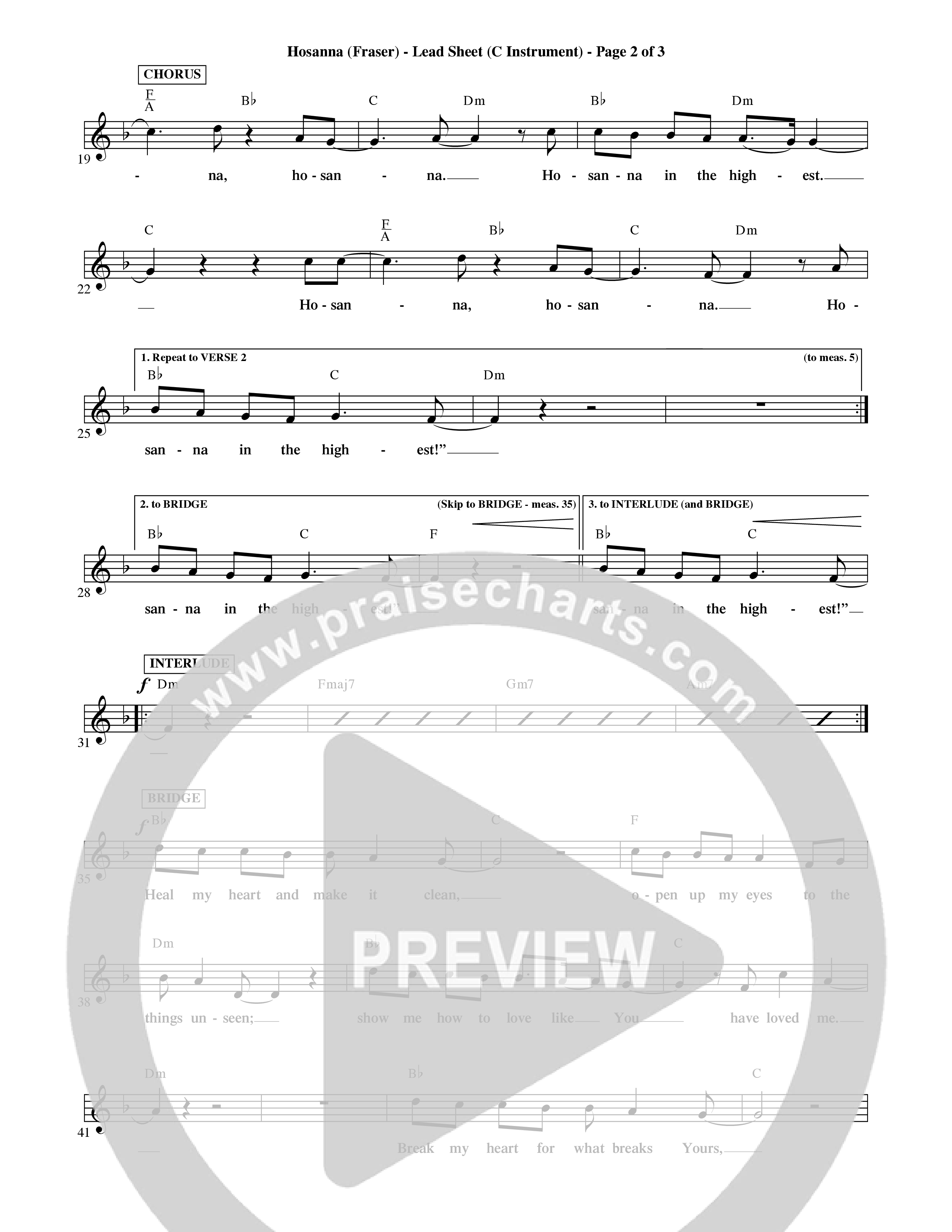 Hosanna (Choral Anthem SATB) Rhythm Pack (Word Music Choral / Orch. David Shipps)