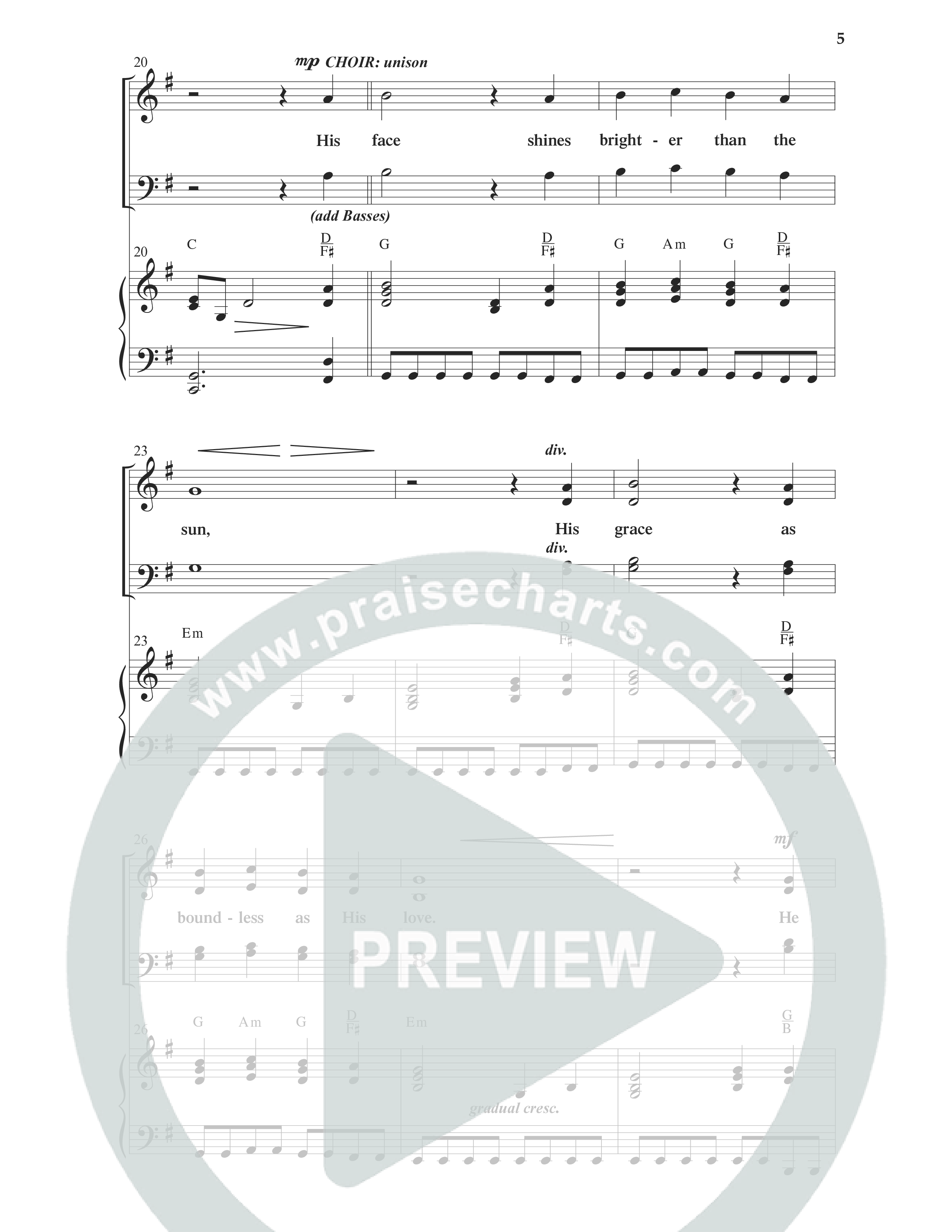 No Other Name (Choral Anthem SATB) Anthem (SATB/Piano) (Word Music Choral / Arr. Joshua Spacht)