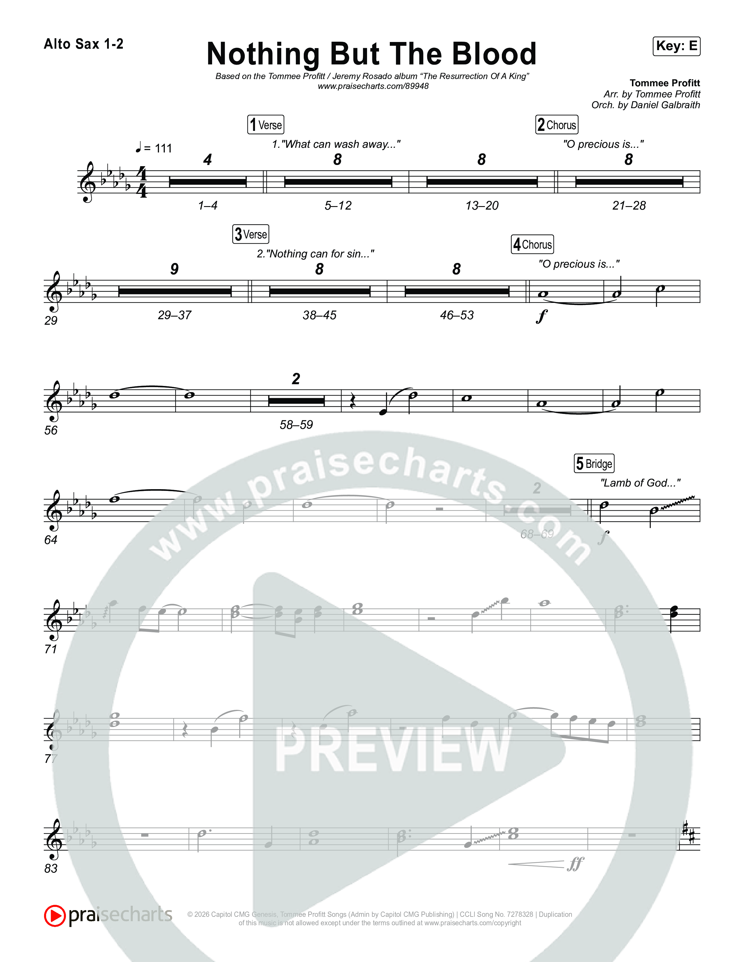 Nothing But The Blood Sax Pack (Tommee Profitt / Jeremy Rosado)