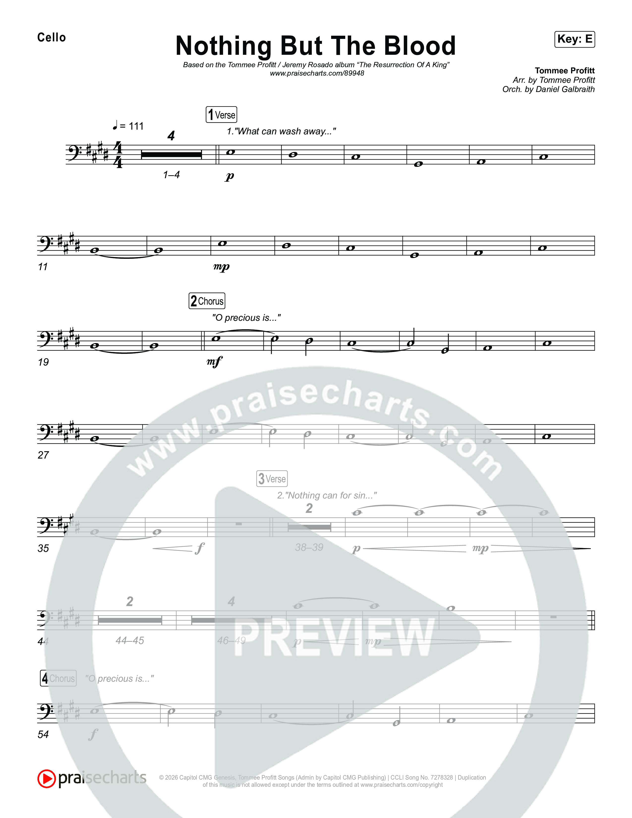 Nothing But The Blood Cello (Tommee Profitt / Jeremy Rosado)