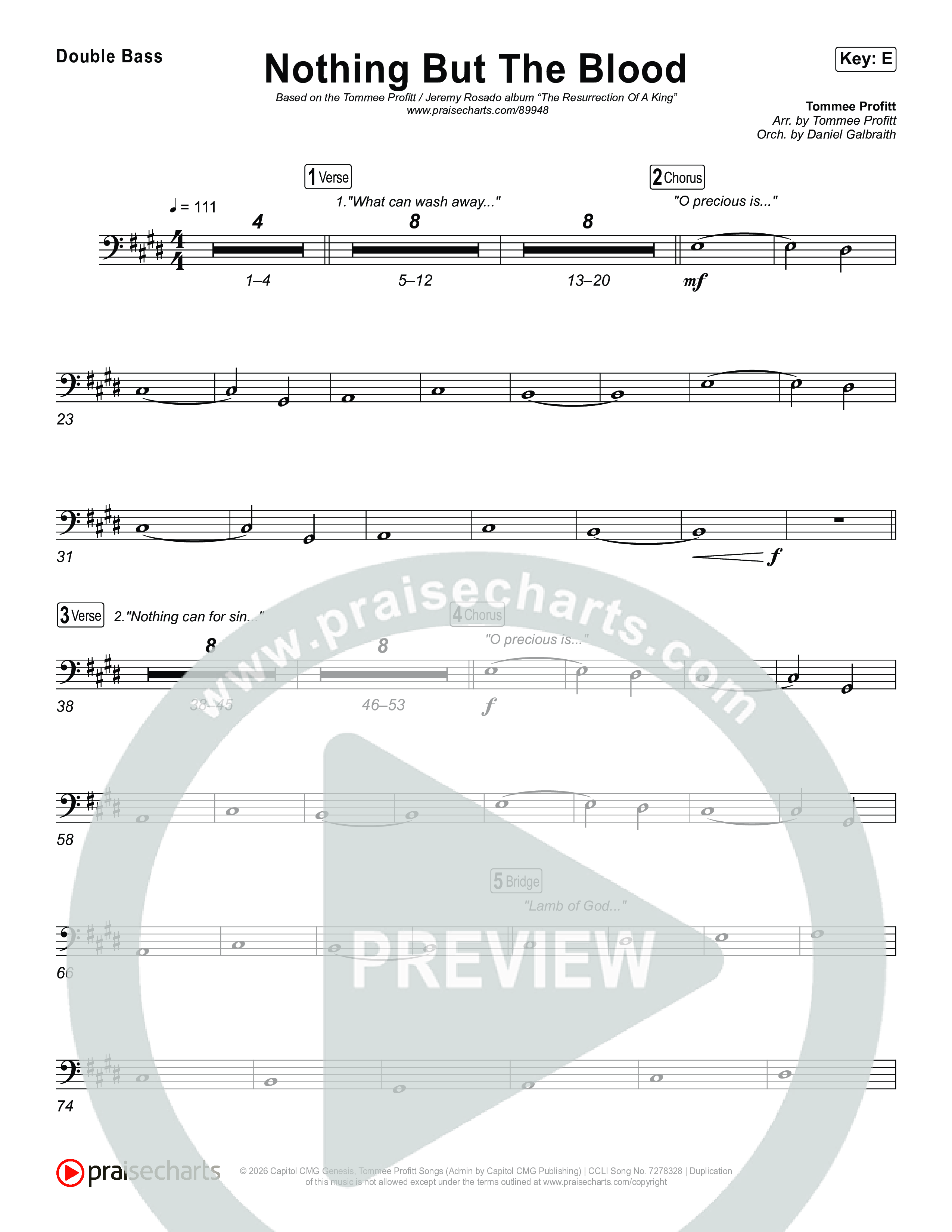 Nothing But The Blood String Bass (Tommee Profitt / Jeremy Rosado)