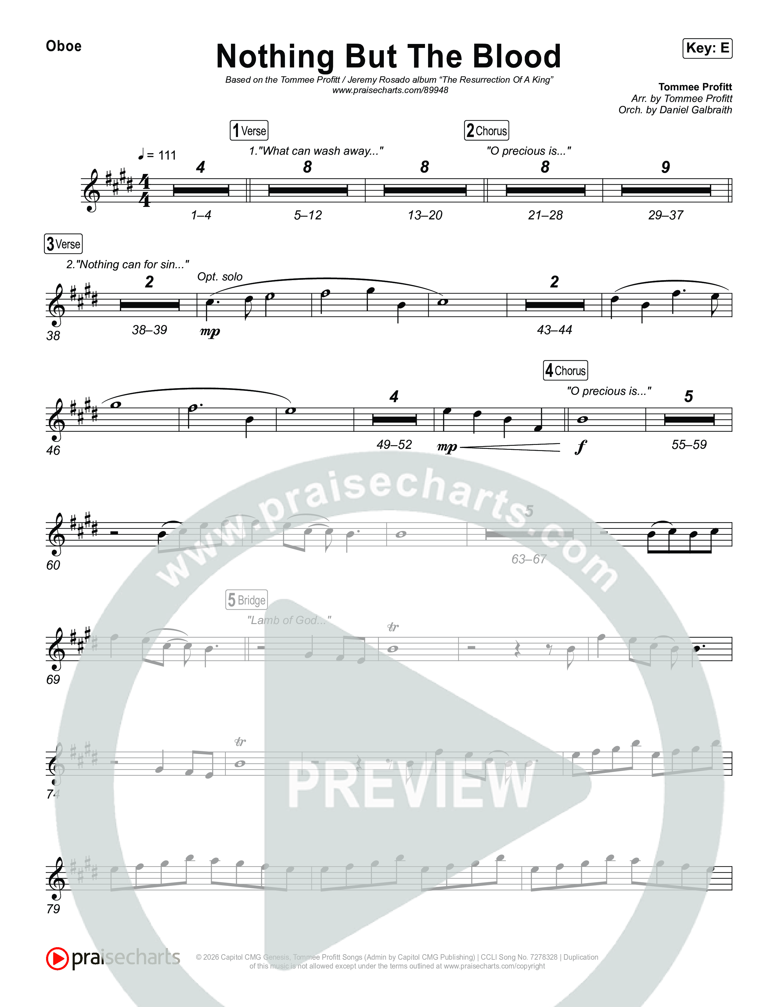 Nothing But The Blood Oboe (Tommee Profitt / Jeremy Rosado)