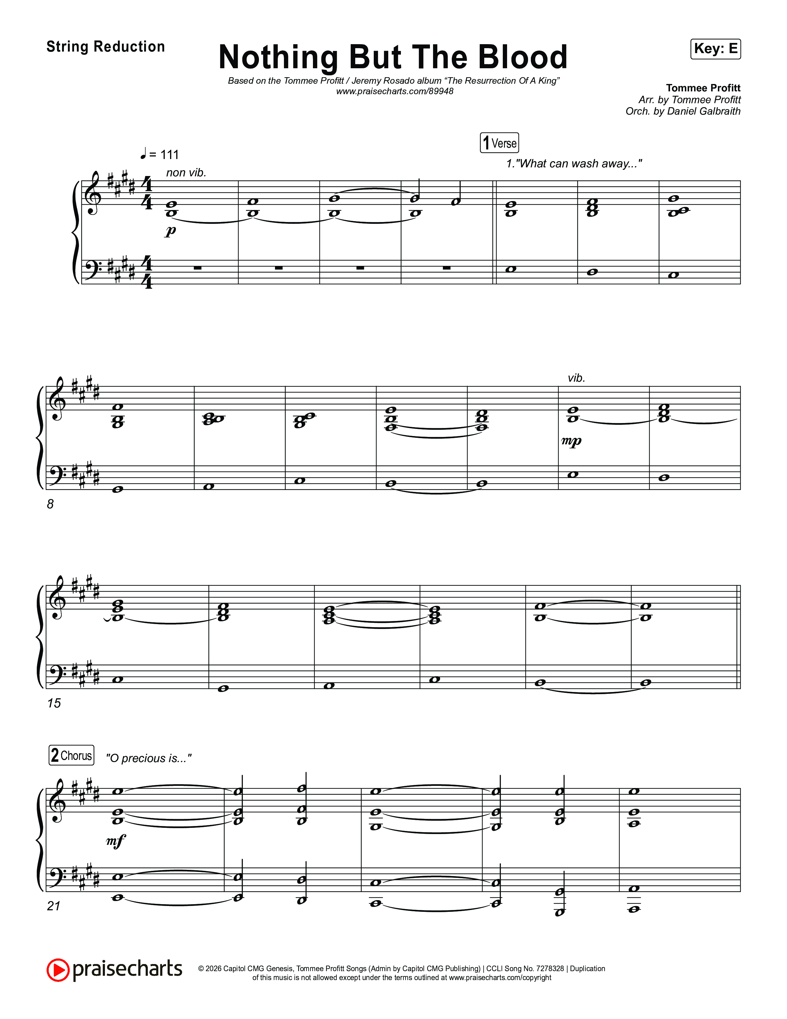 Nothing But The Blood String Reduction (Tommee Profitt / Jeremy Rosado)