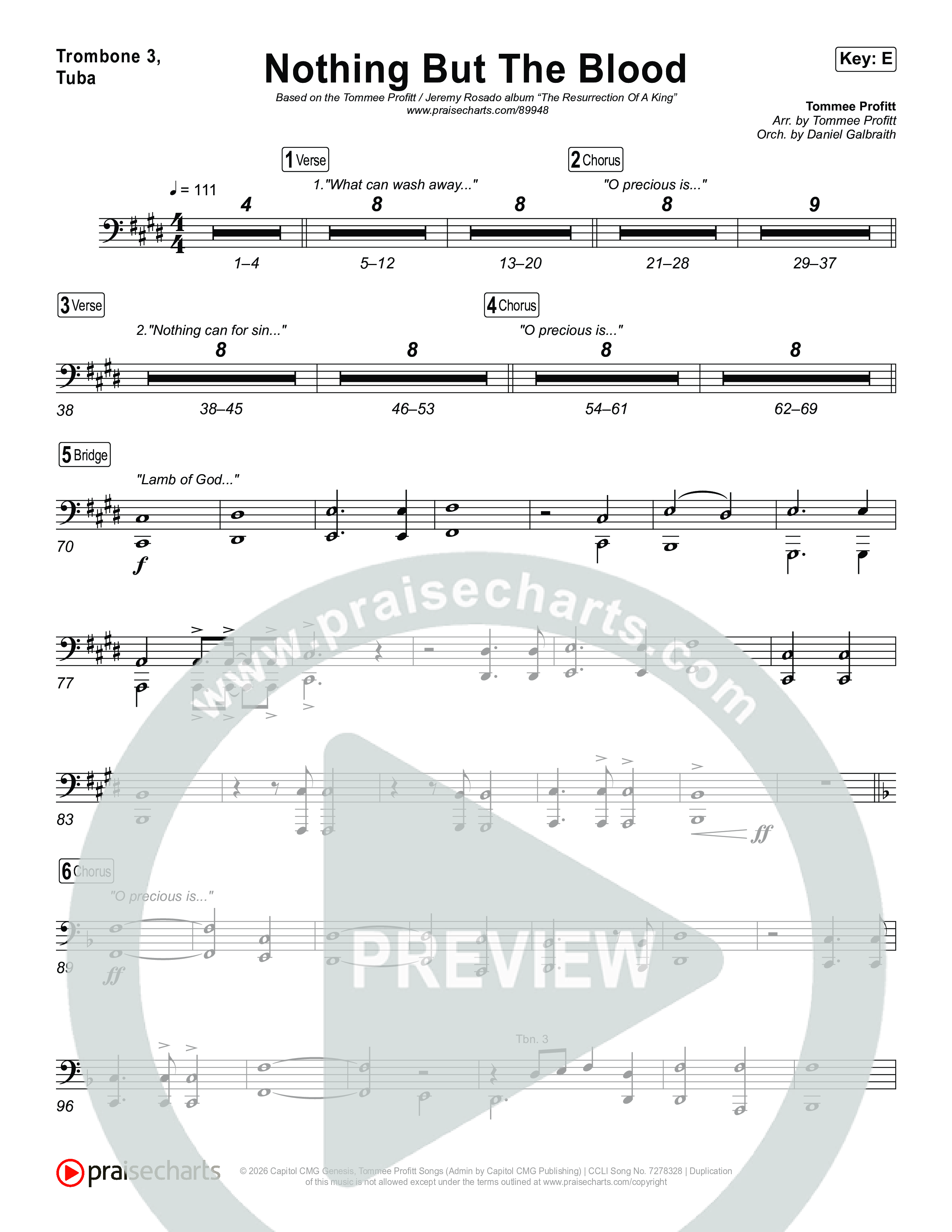 Nothing But The Blood Trombone 3/Tuba (Tommee Profitt / Jeremy Rosado)