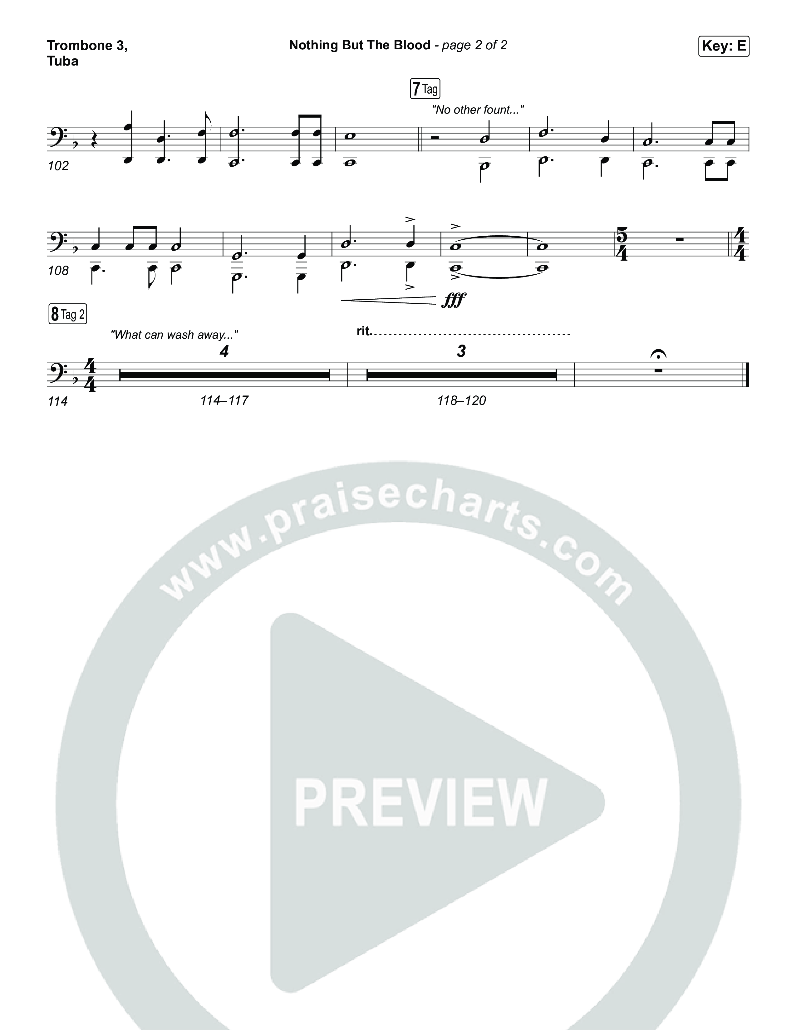 Nothing But The Blood Trombone 3/Tuba (Tommee Profitt / Jeremy Rosado)