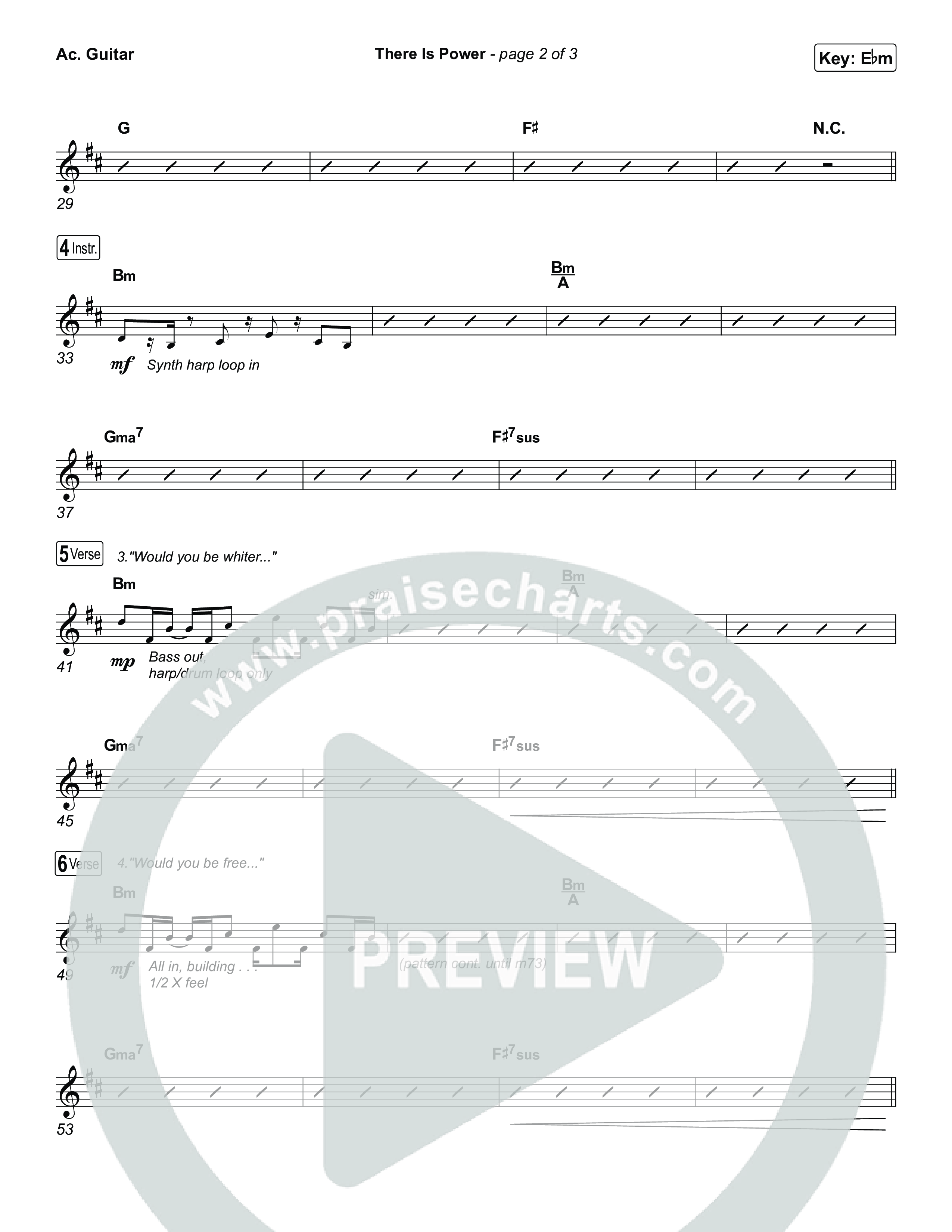 There Is Power Acoustic Guitar (Tommee Profitt / Crowder)