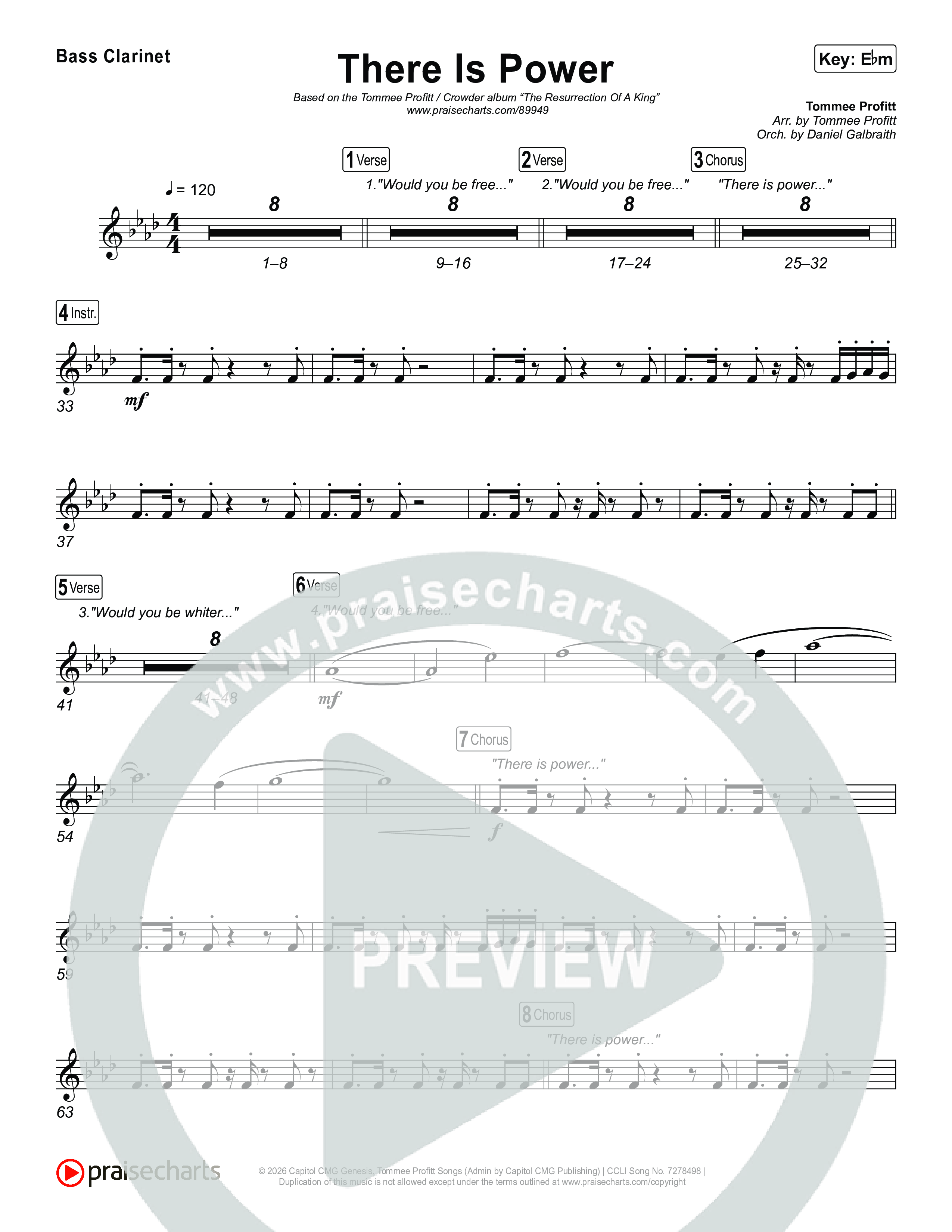 There Is Power Clarinet 1,2 (Tommee Profitt / Crowder)
