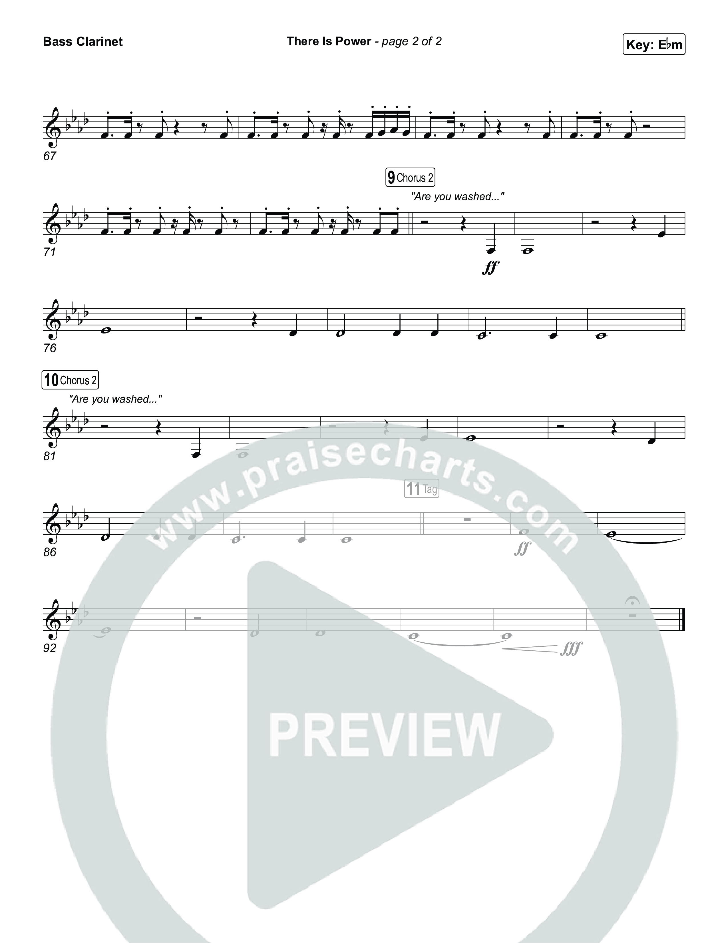 There Is Power Bass Clarinet (Tommee Profitt / Crowder)