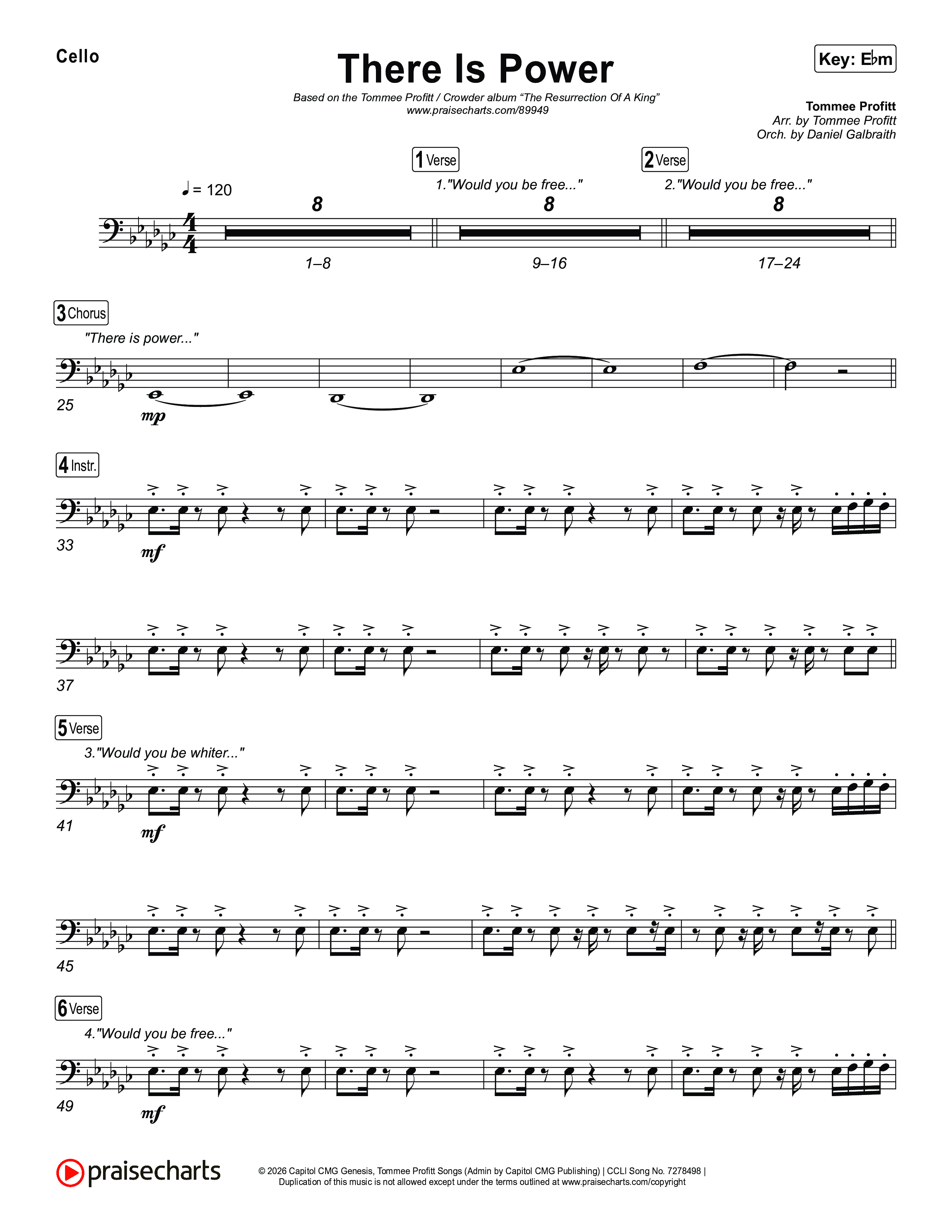 There Is Power Cello (Tommee Profitt / Crowder)