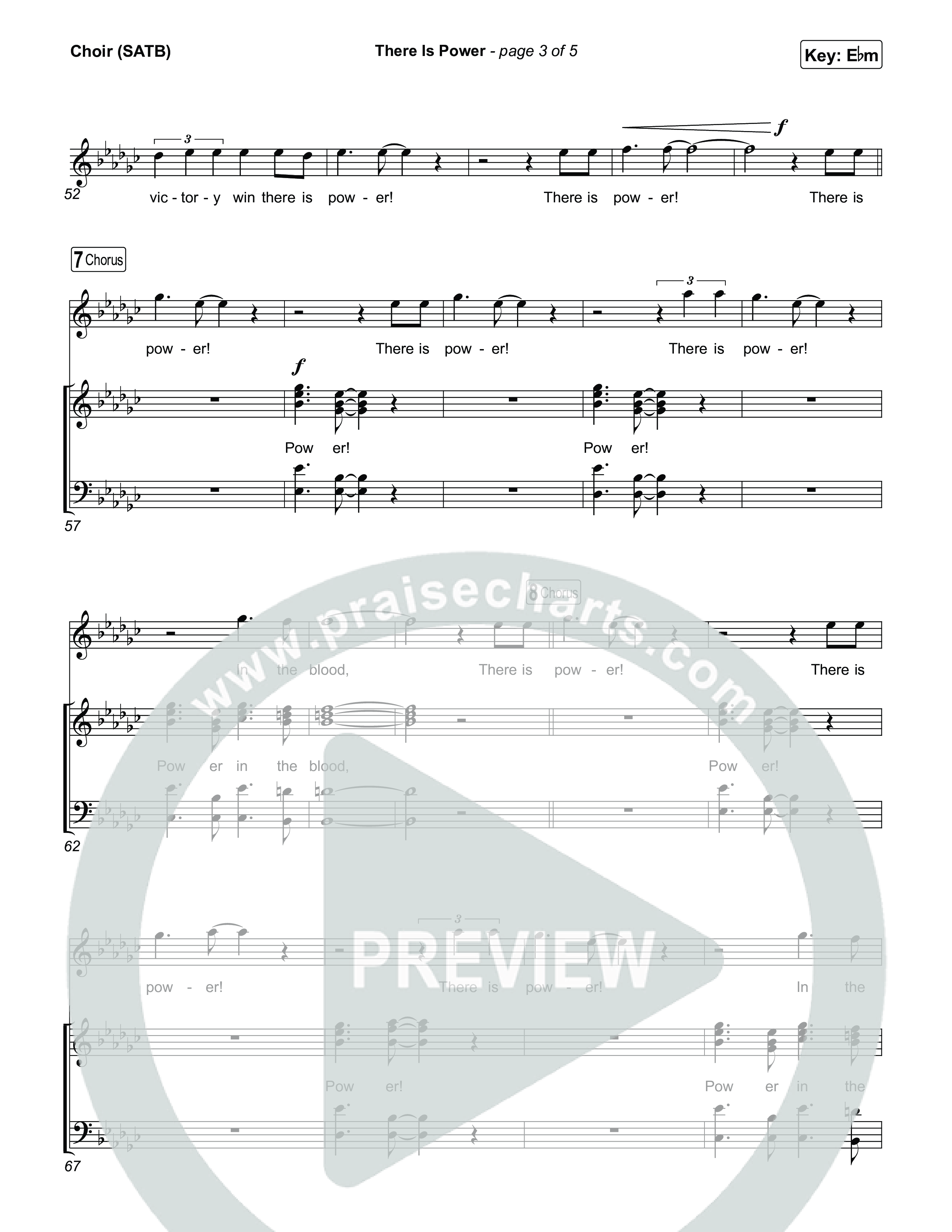 There Is Power Choir Sheet (SATB) (Tommee Profitt / Crowder)