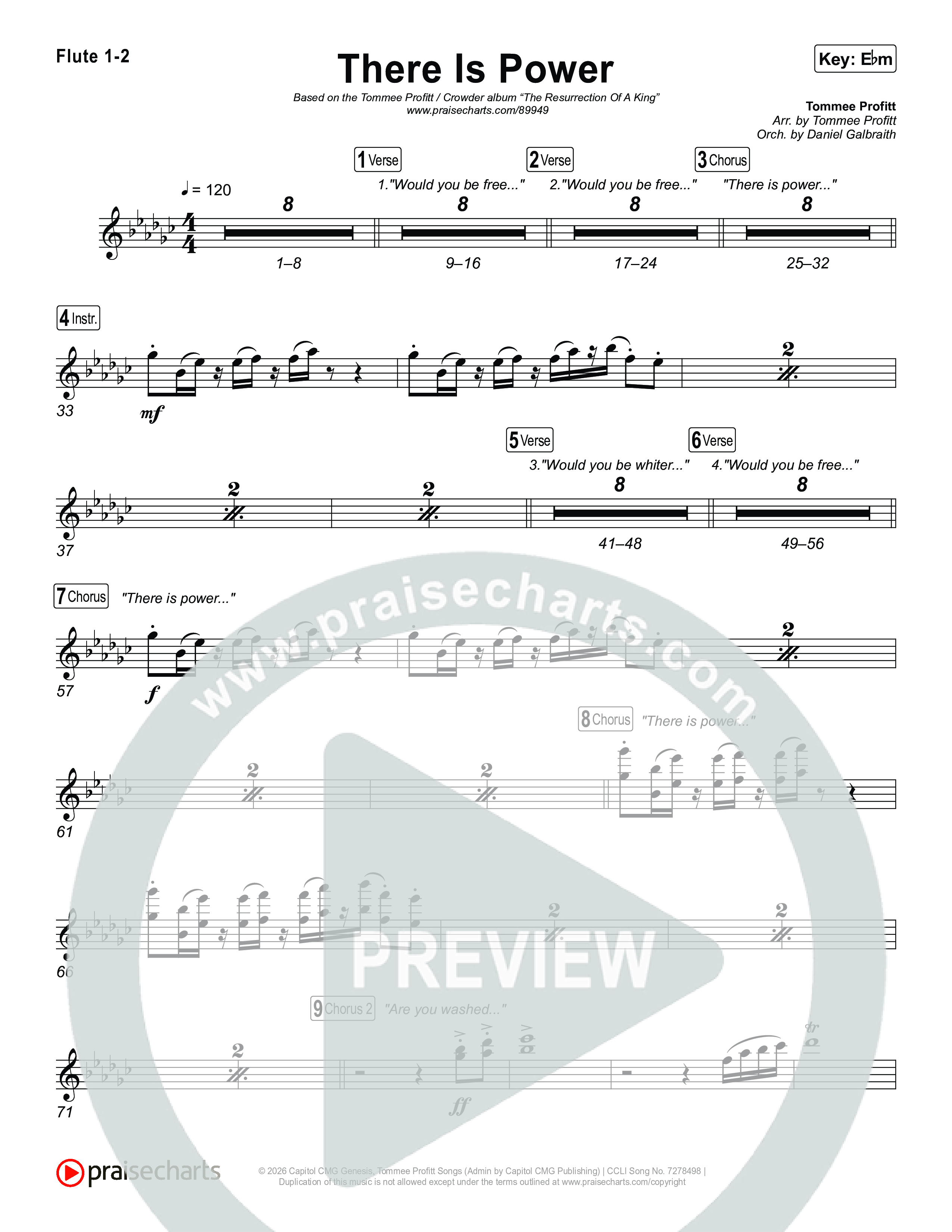 There Is Power Flute 1,2 (Tommee Profitt / Crowder)