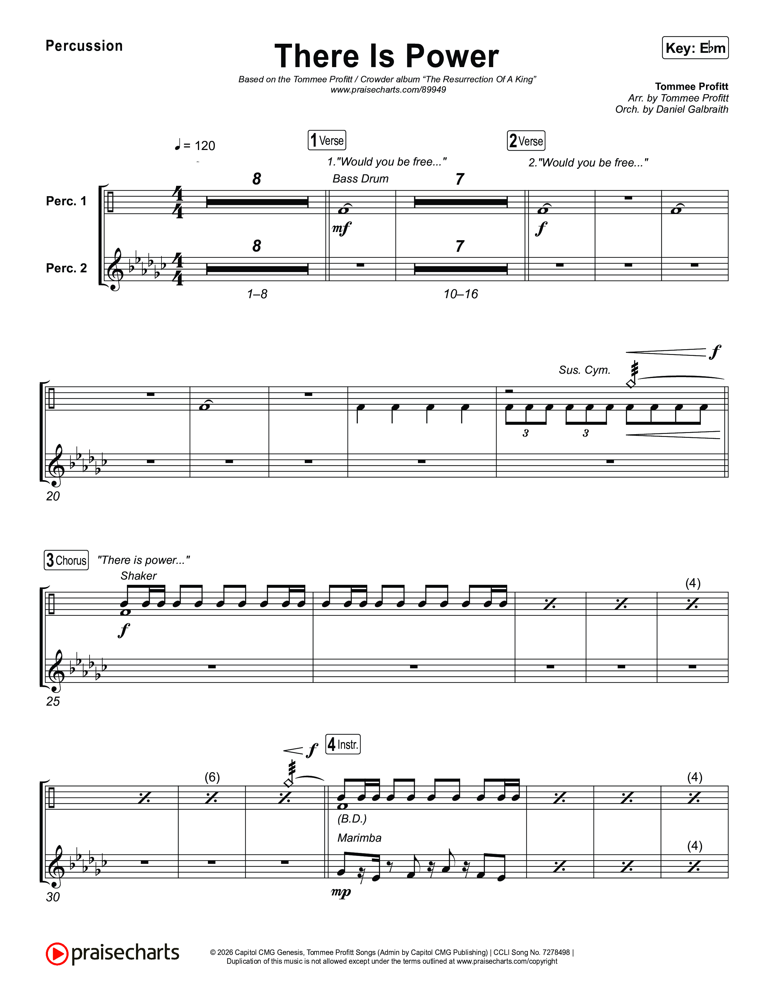 There Is Power Percussion (Tommee Profitt / Crowder)