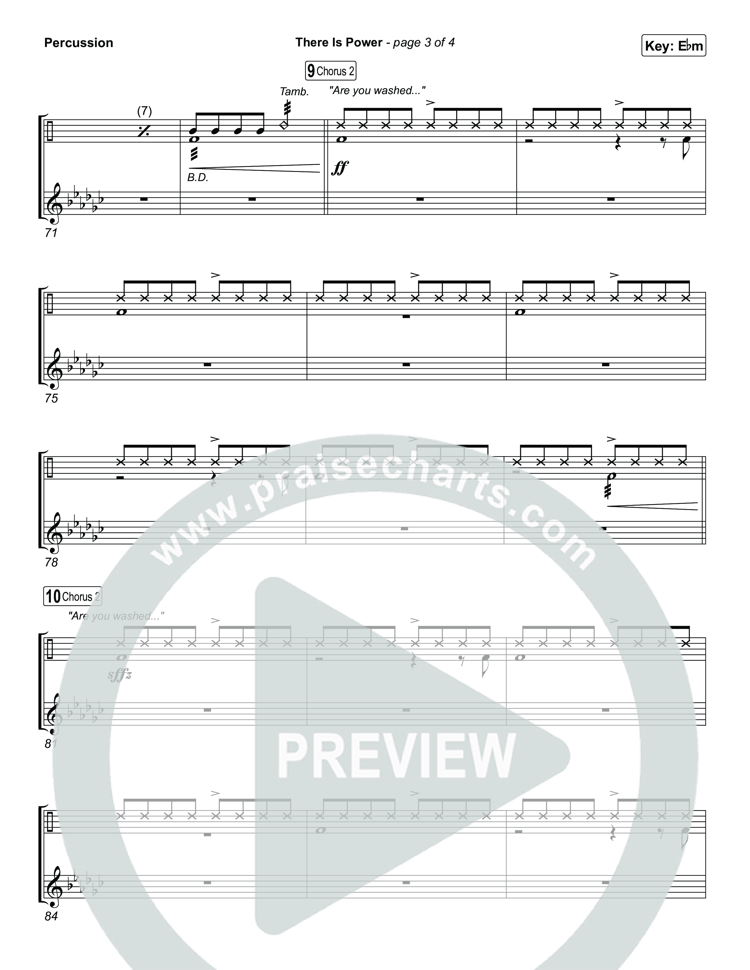 There Is Power Percussion (Tommee Profitt / Crowder)