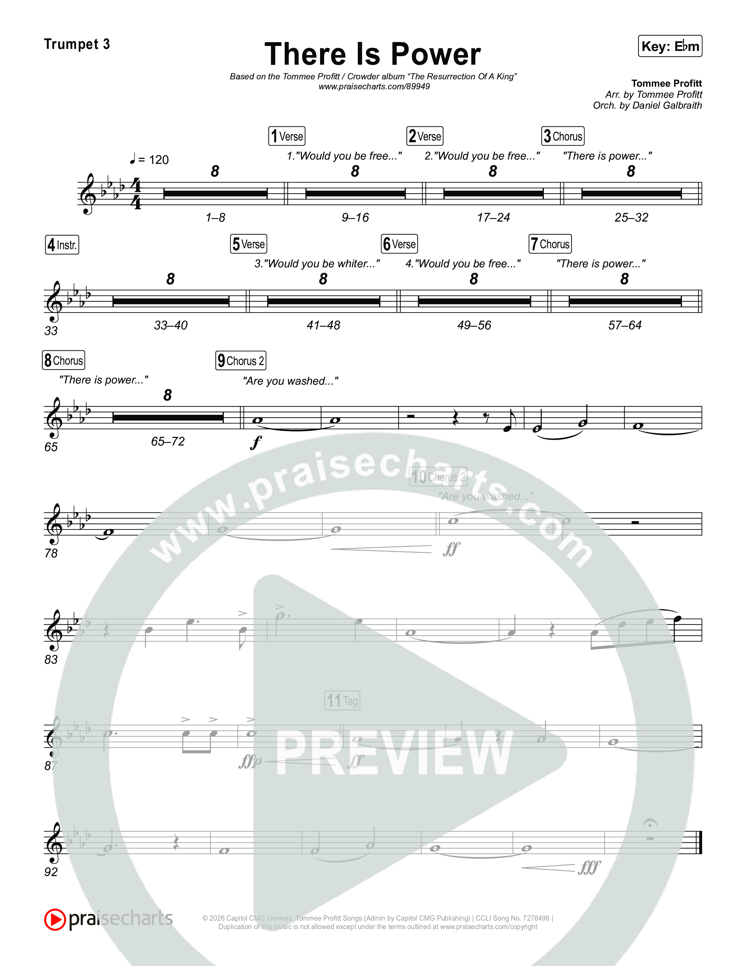 There Is Power Trumpet 1,2 (Tommee Profitt / Crowder)