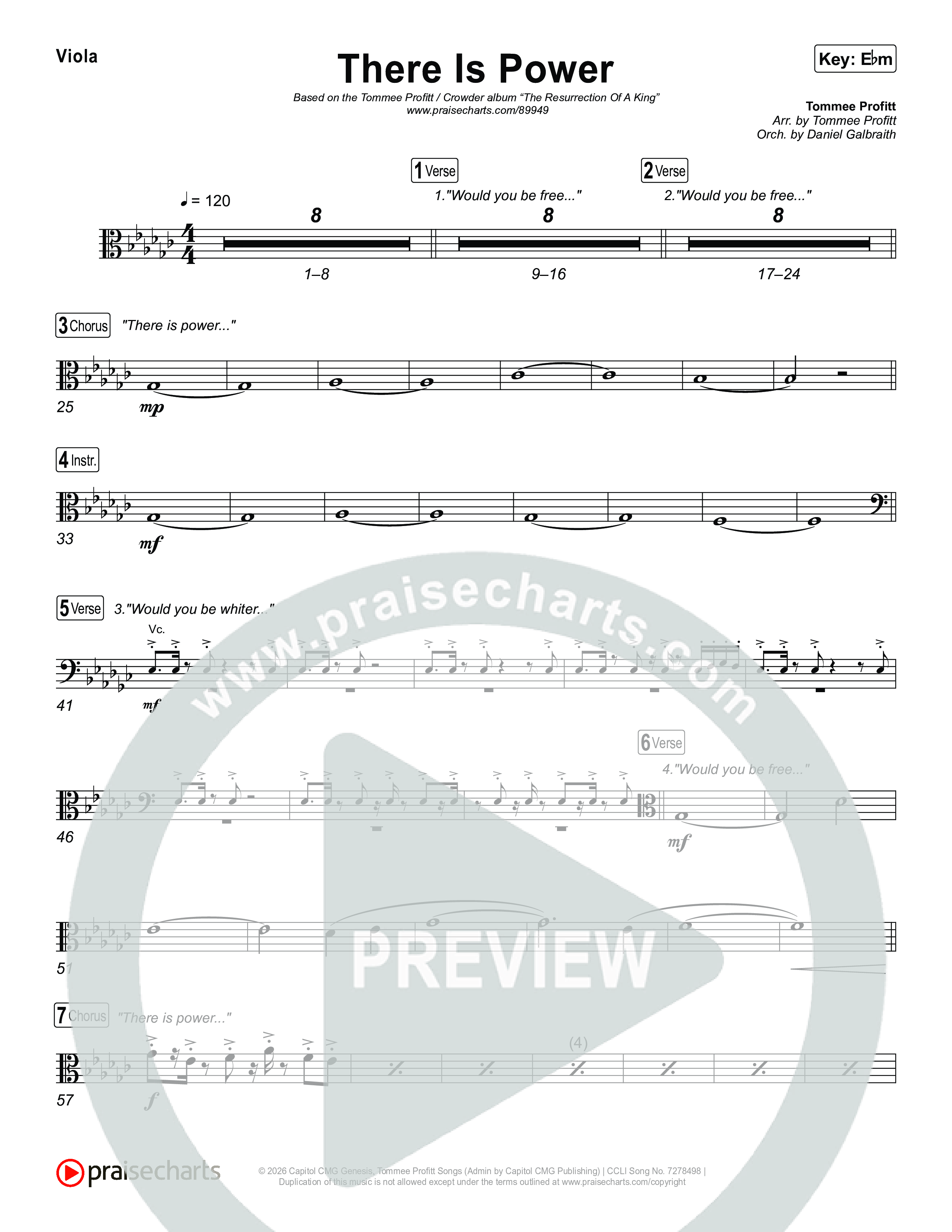 There Is Power Viola (Tommee Profitt / Crowder)