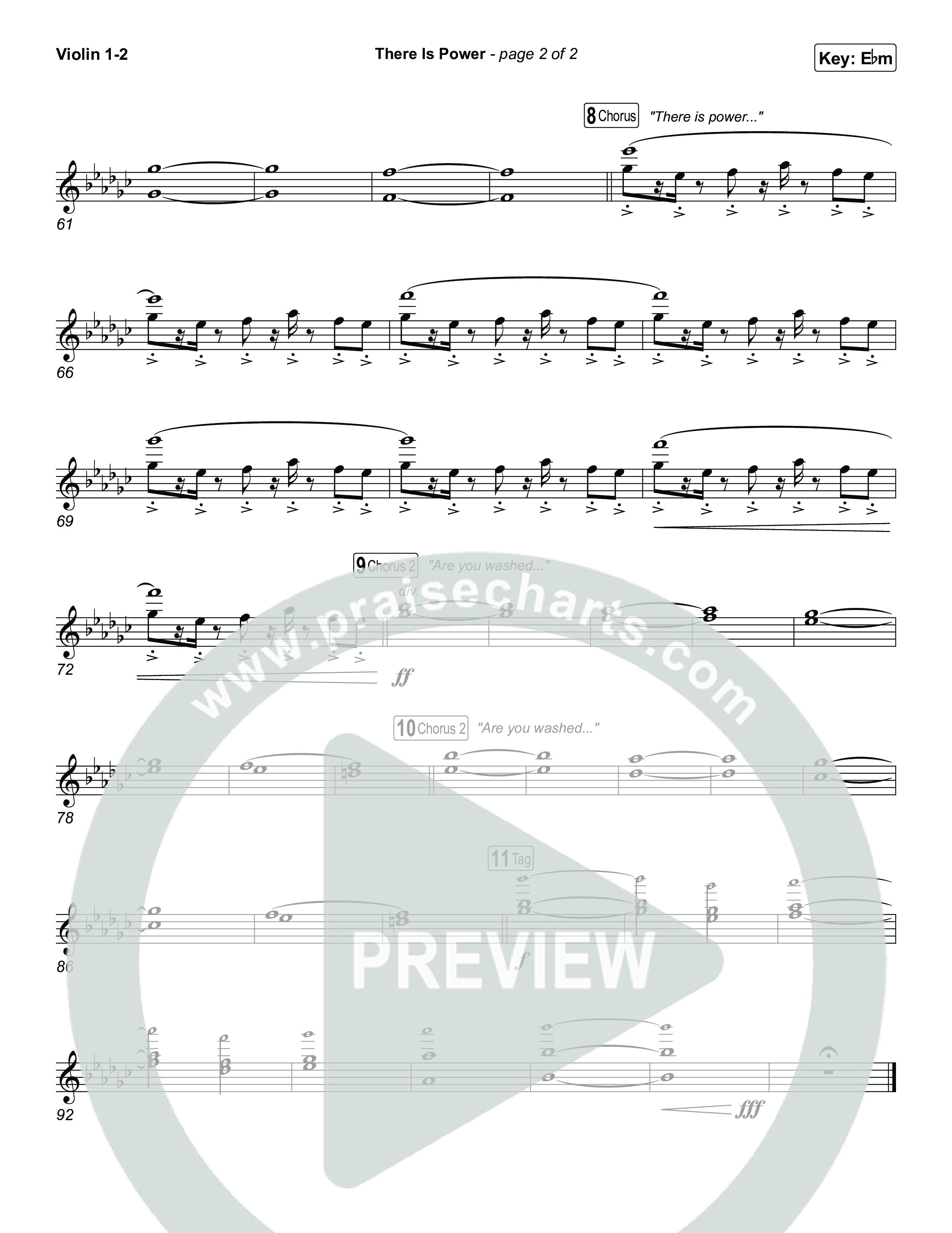 There Is Power Violin 1,2 (Tommee Profitt / Crowder)