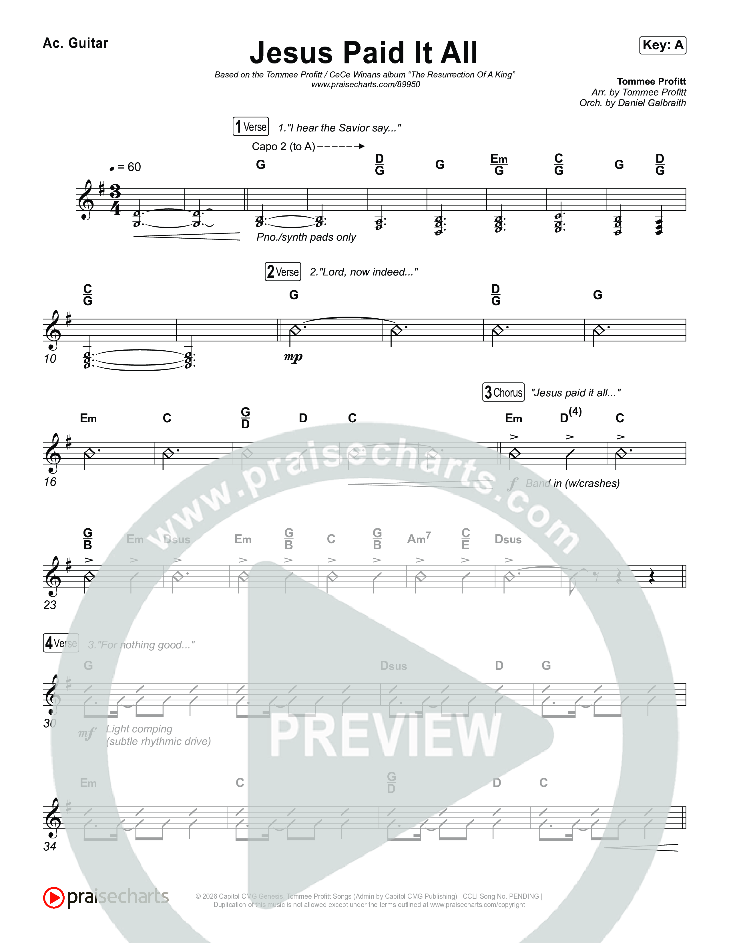 Jesus Paid It All Rhythm Pack (Tommee Profitt / CeCe Winans)