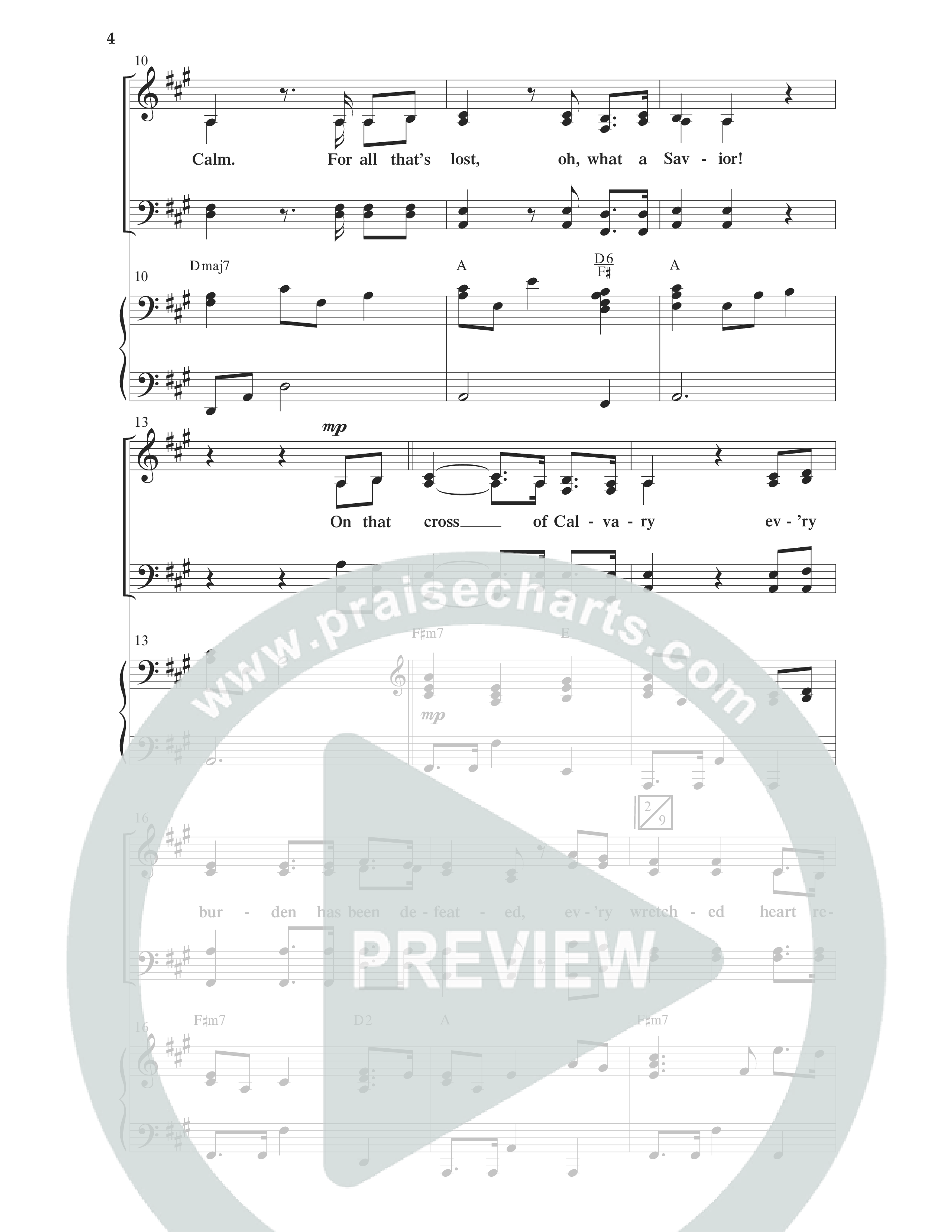 Seas Of Crimson (Choral Anthem SATB) Anthem (SATB/Piano) (Word Music Choral / Arr. Joshua Spacht)