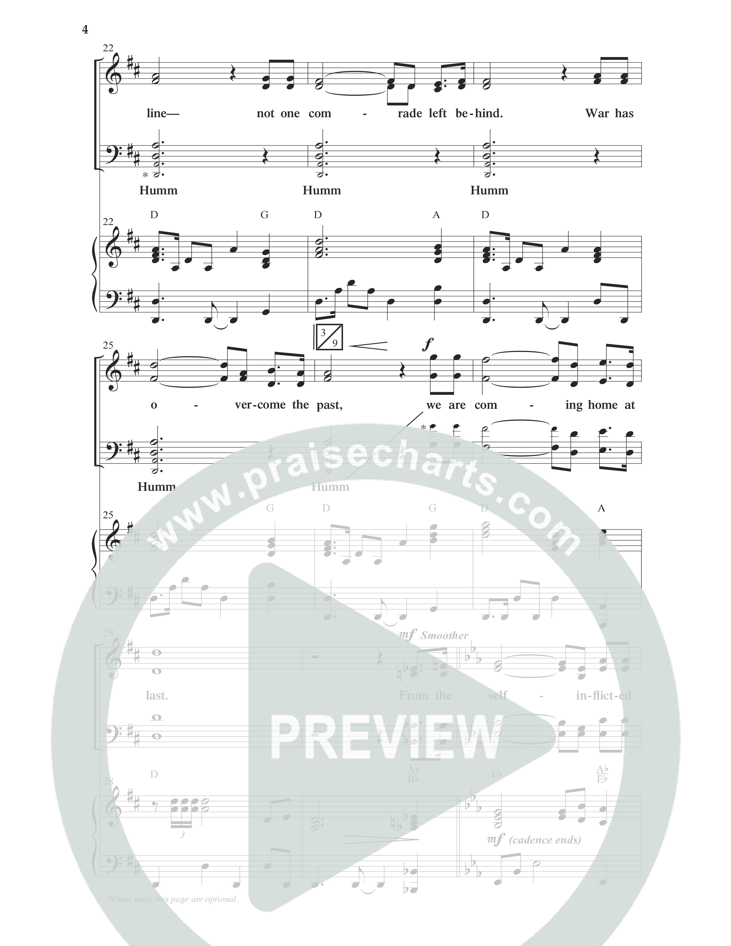 We Are Coming Home At Last (Choral Anthem SATB) Anthem (SATB/Piano) (Word Music Choral / Arr. Marty Hamby)