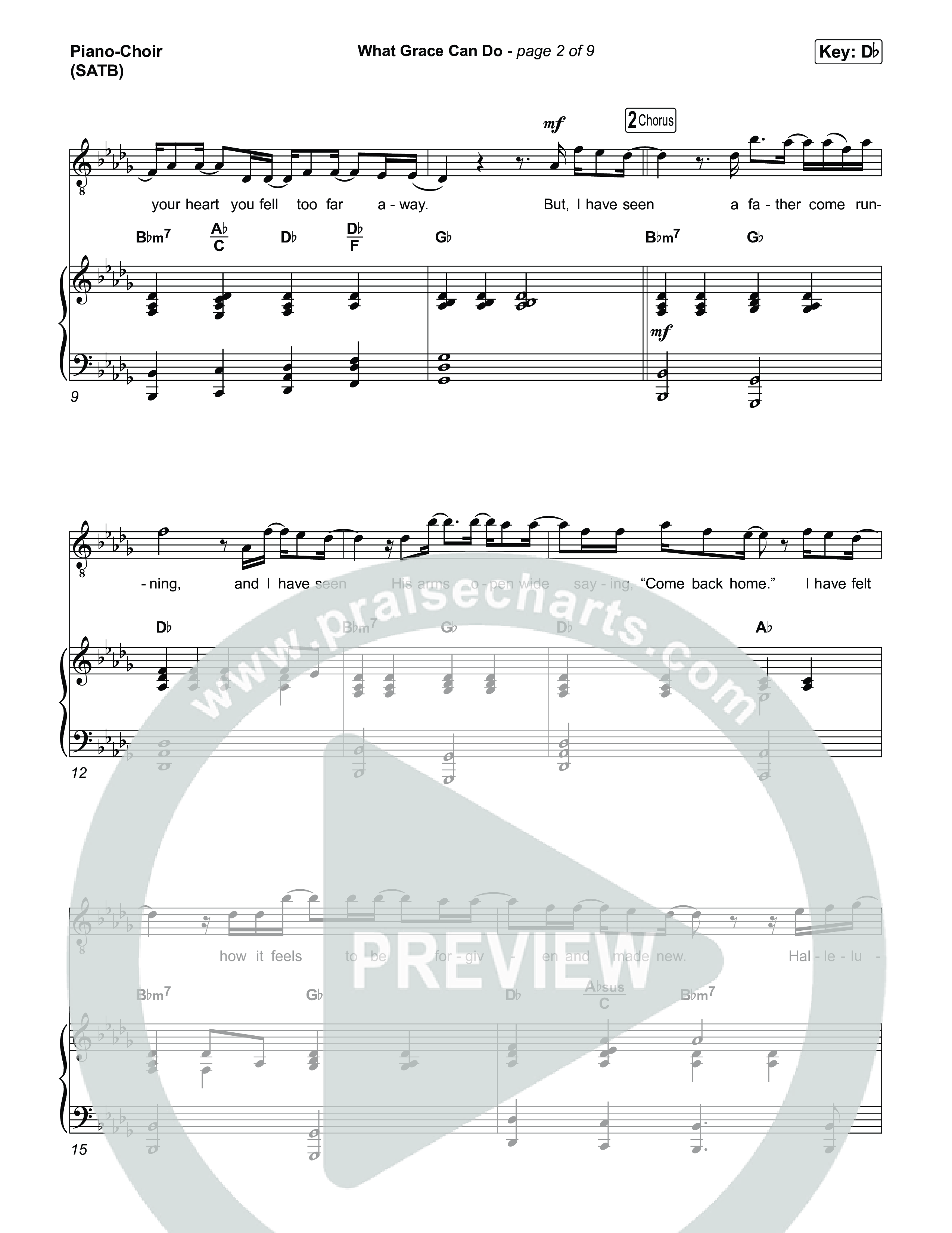 What Grace Can Do Piano/Vocal Pack (Cochren & Co)