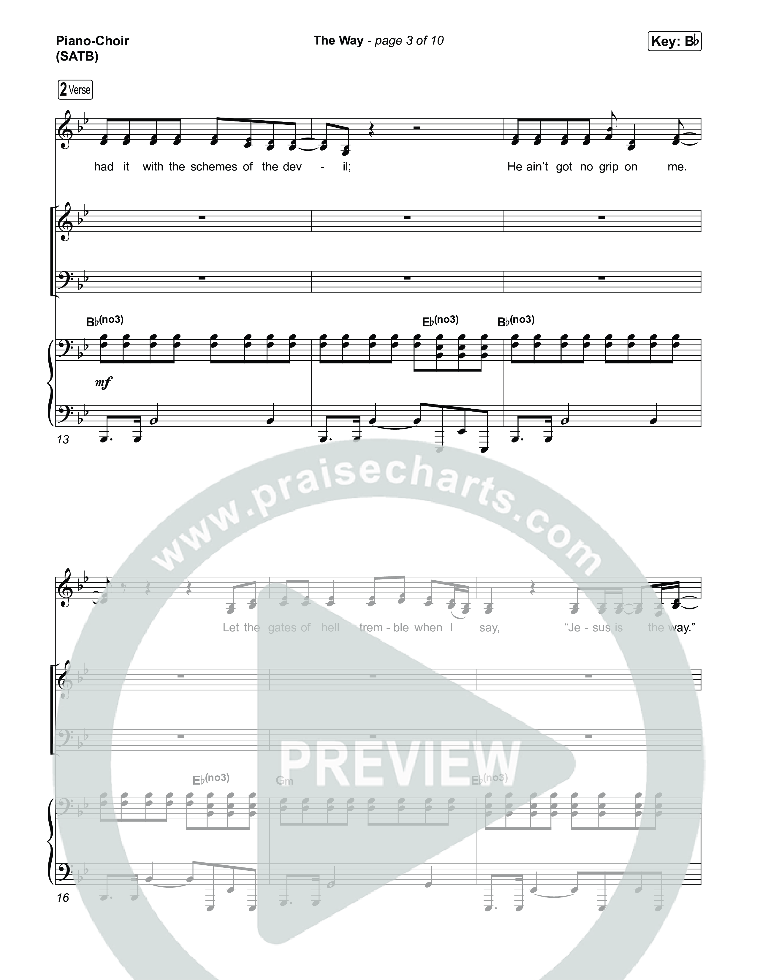 The Way Piano/Vocal Pack (Jon Reddick)