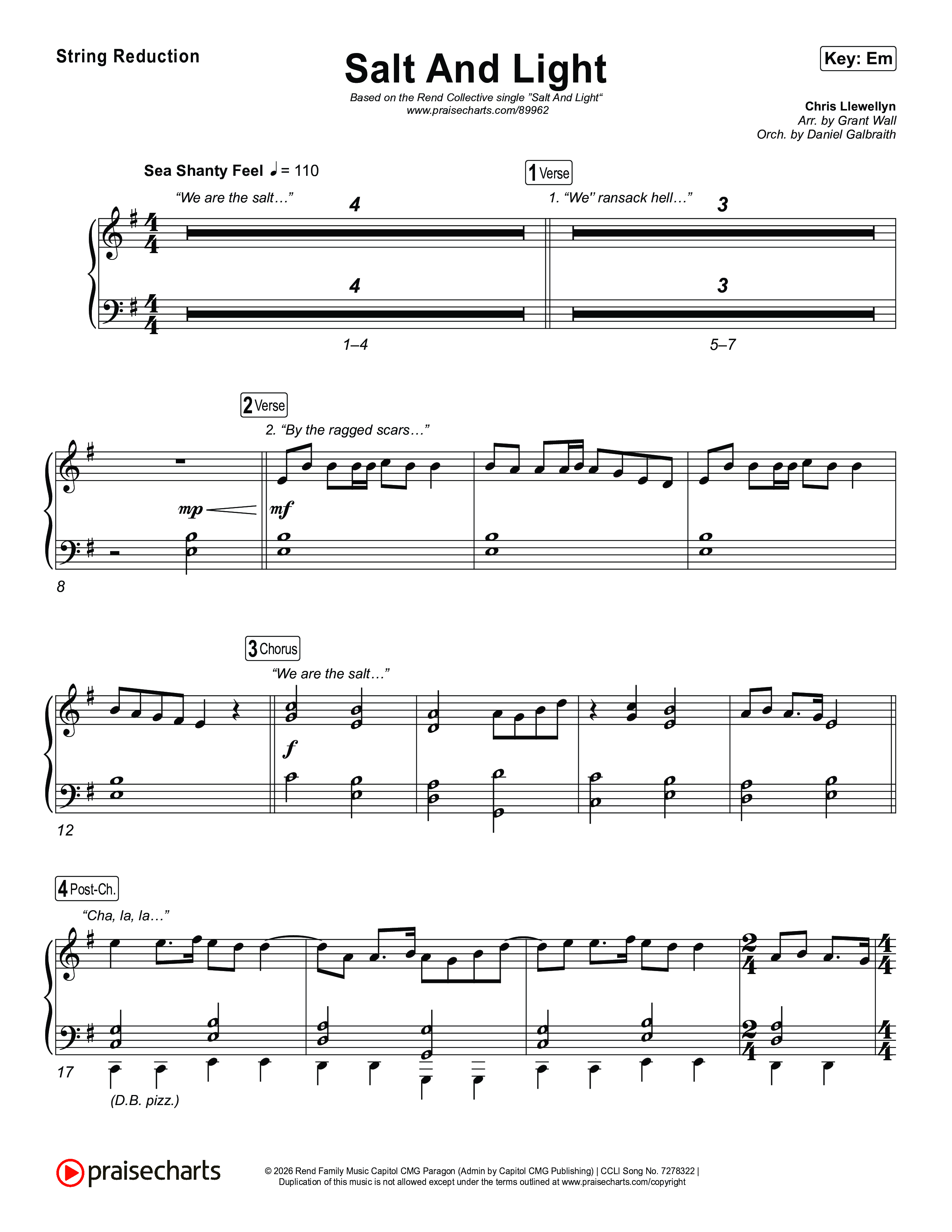 Salt And Light String Reduction (Rend Collective)