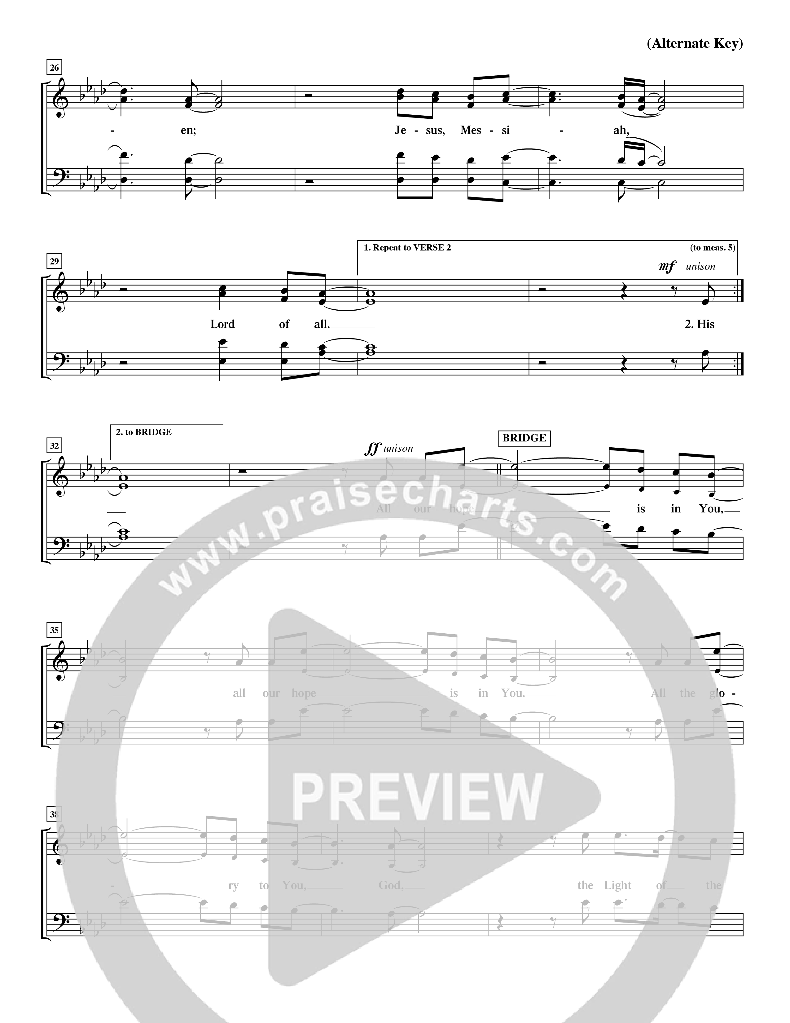 Jesus Messiah (Choral Anthem SATB) Choir Sheet (SATB) (Word Music Choral / Orch. Ric Domenico)