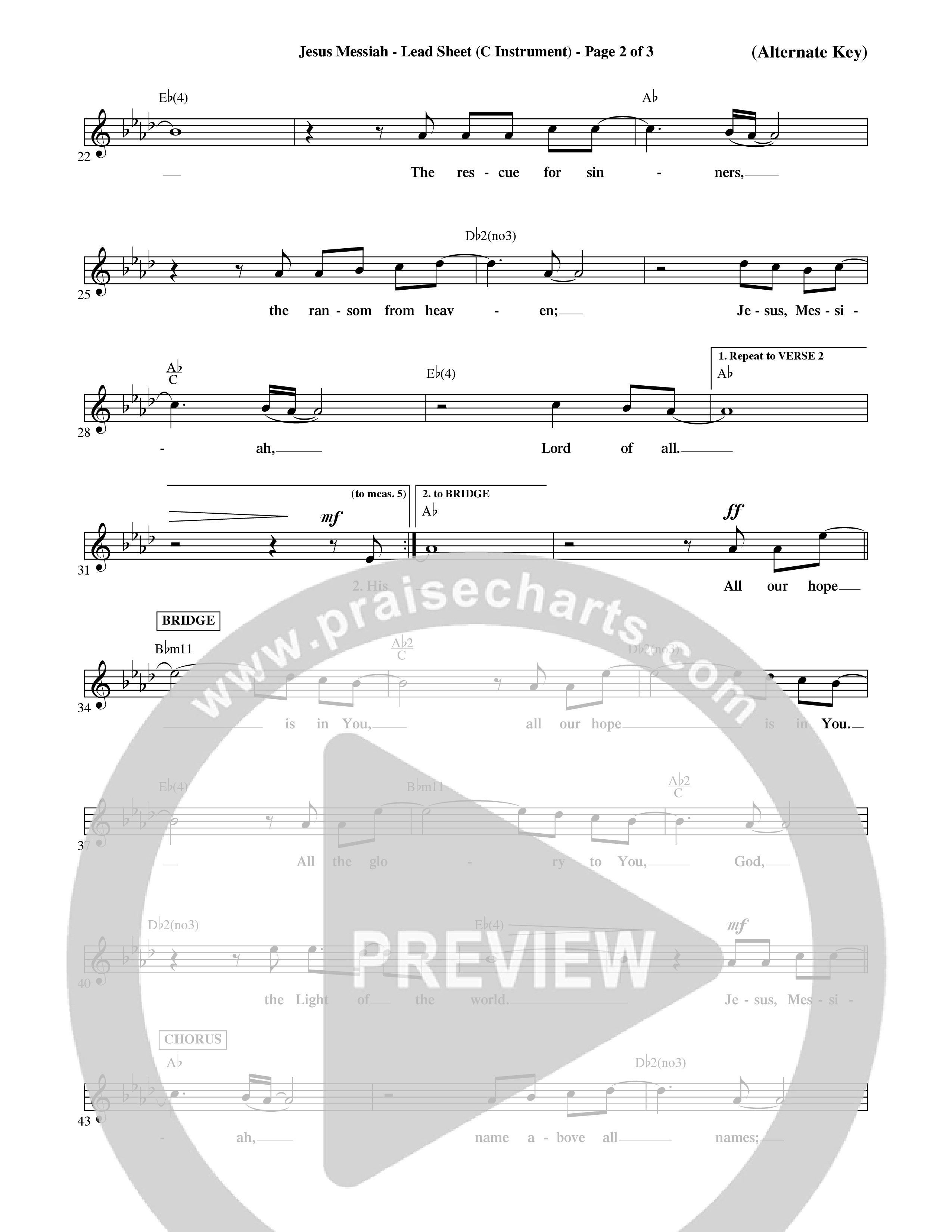 Jesus Messiah (Choral Anthem SATB) Rhythm Pack (Word Music Choral / Orch. Ric Domenico)