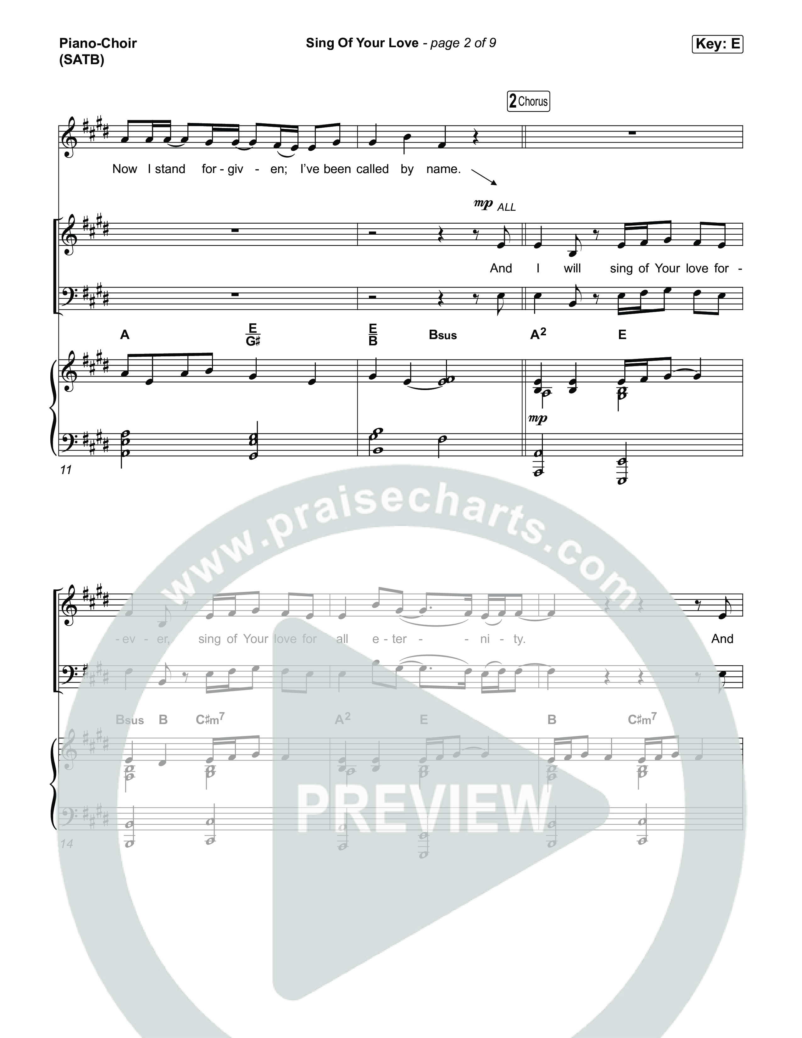 Sing Of Your Love Piano/Vocal Pack (Garett & Kate)