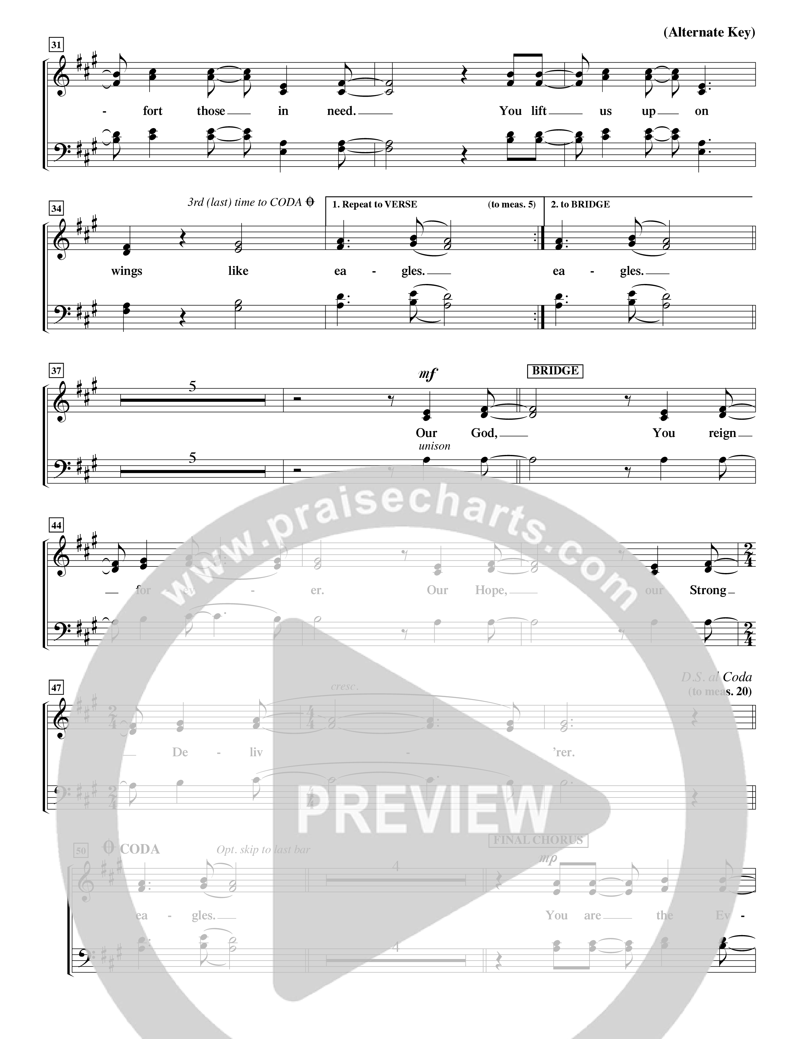 Everlasting God (Choral Anthem SATB) Choir Sheet (SATB) (Word Music Choral / Orch. Dave Williamson)