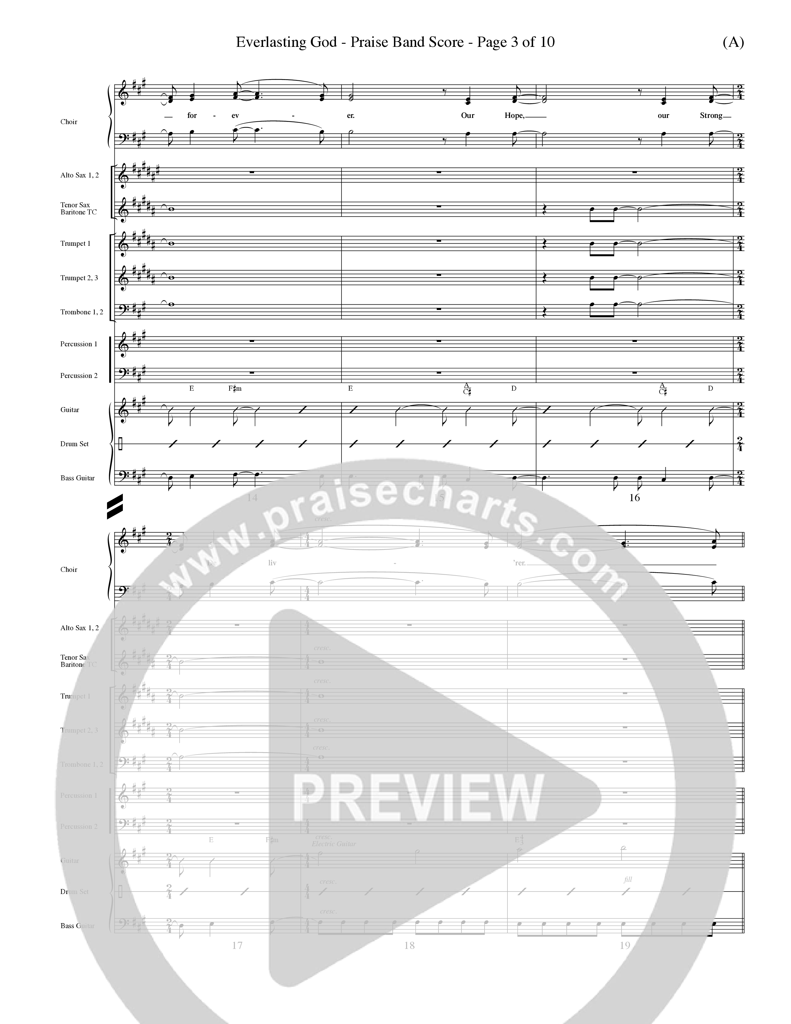 Everlasting God (Choral Anthem SATB) Conductor's Score (Word Music Choral / Orch. Dave Williamson)