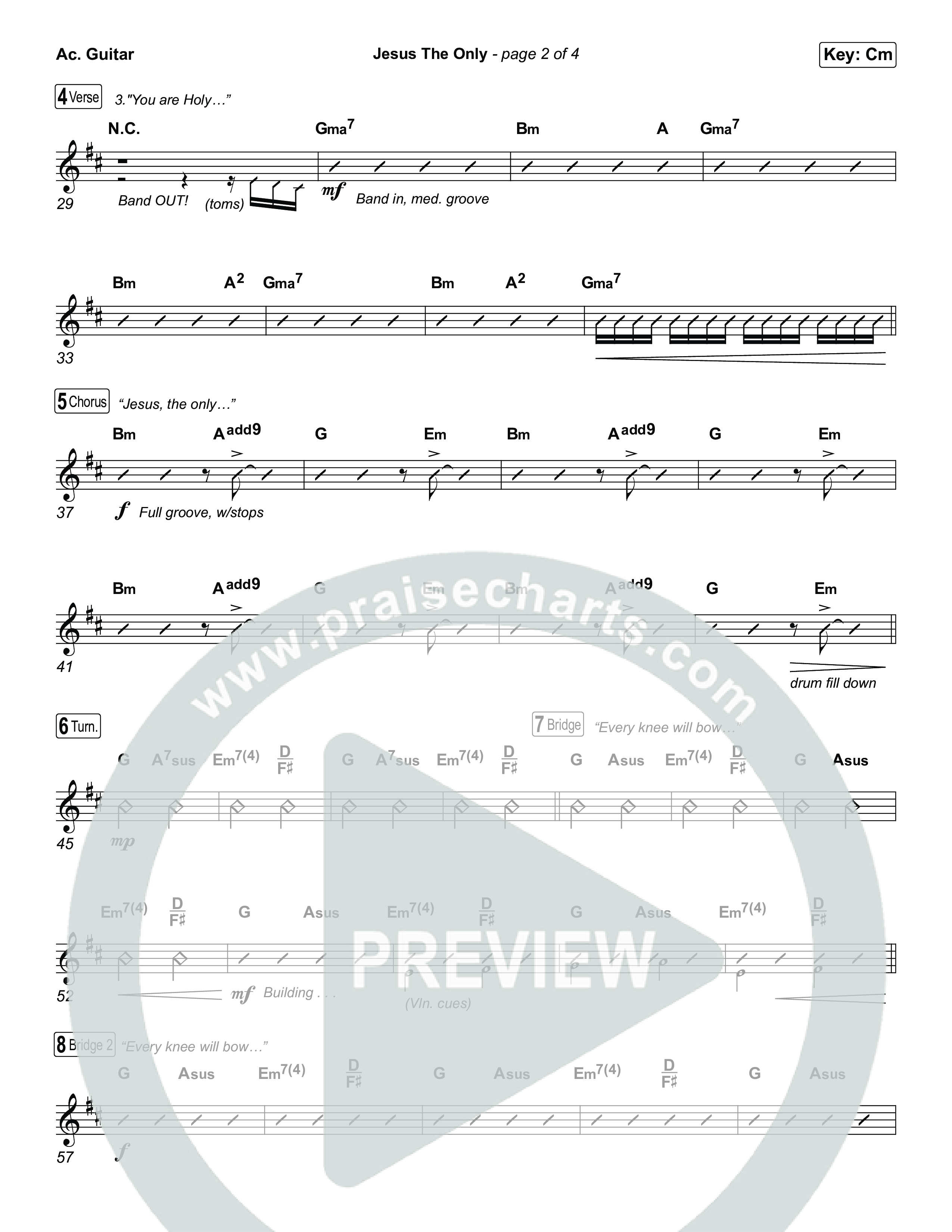 Jesus The Only Acoustic Guitar (Tiffany Hudson / Davide Mutendji)