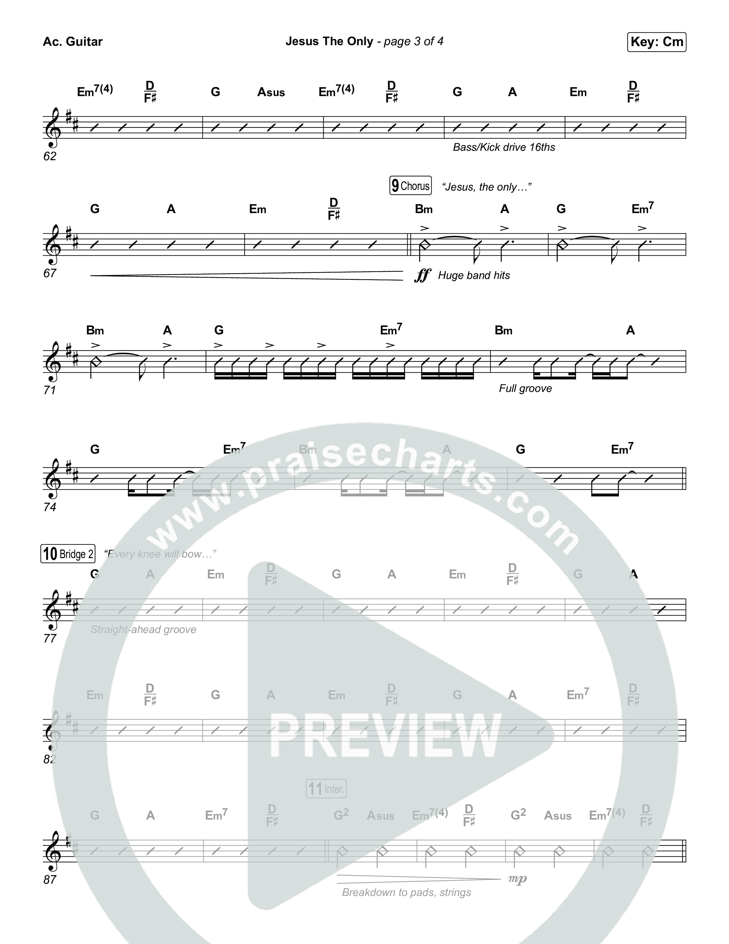 Jesus The Only Acoustic Guitar (Tiffany Hudson / Davide Mutendji)