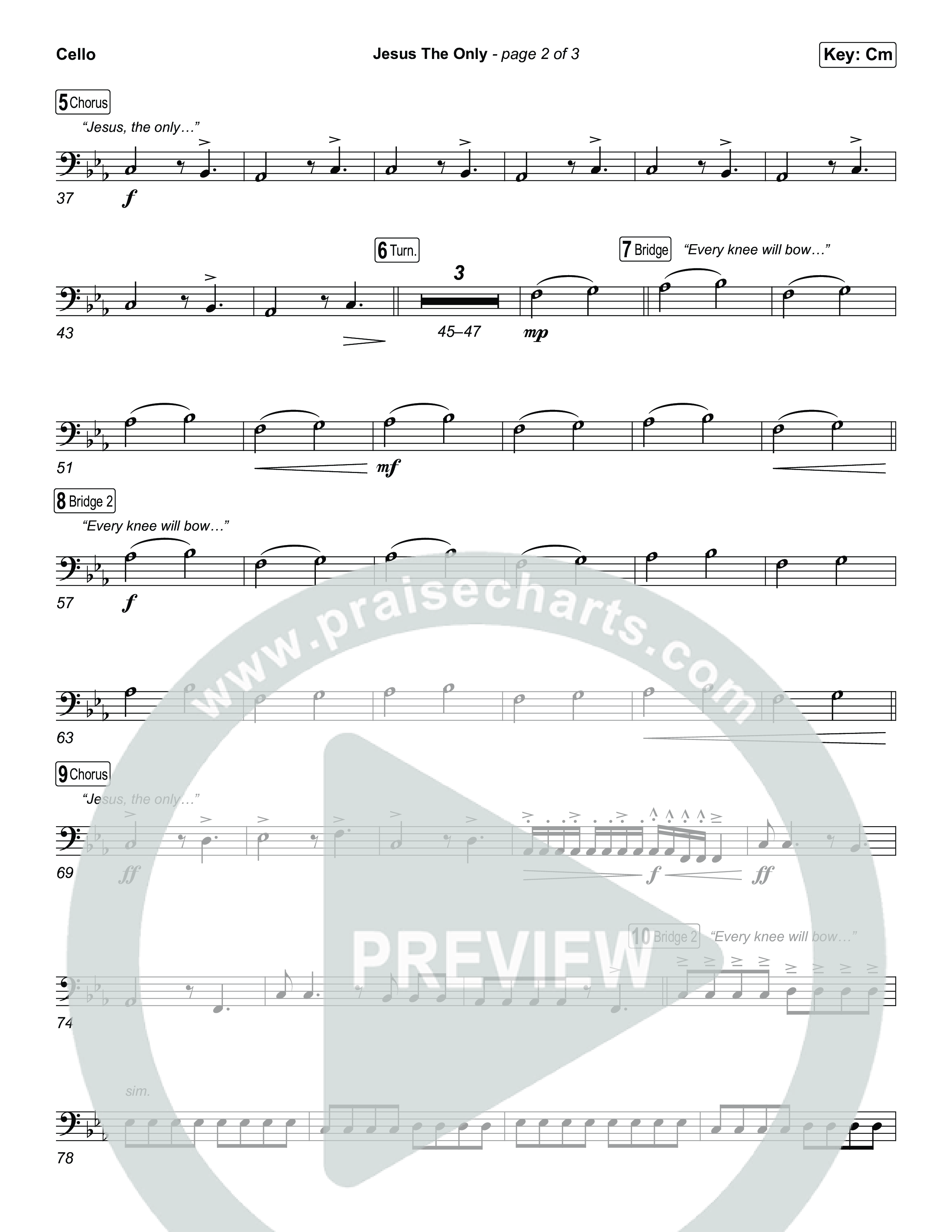 Jesus The Only Cello (Tiffany Hudson / Davide Mutendji)