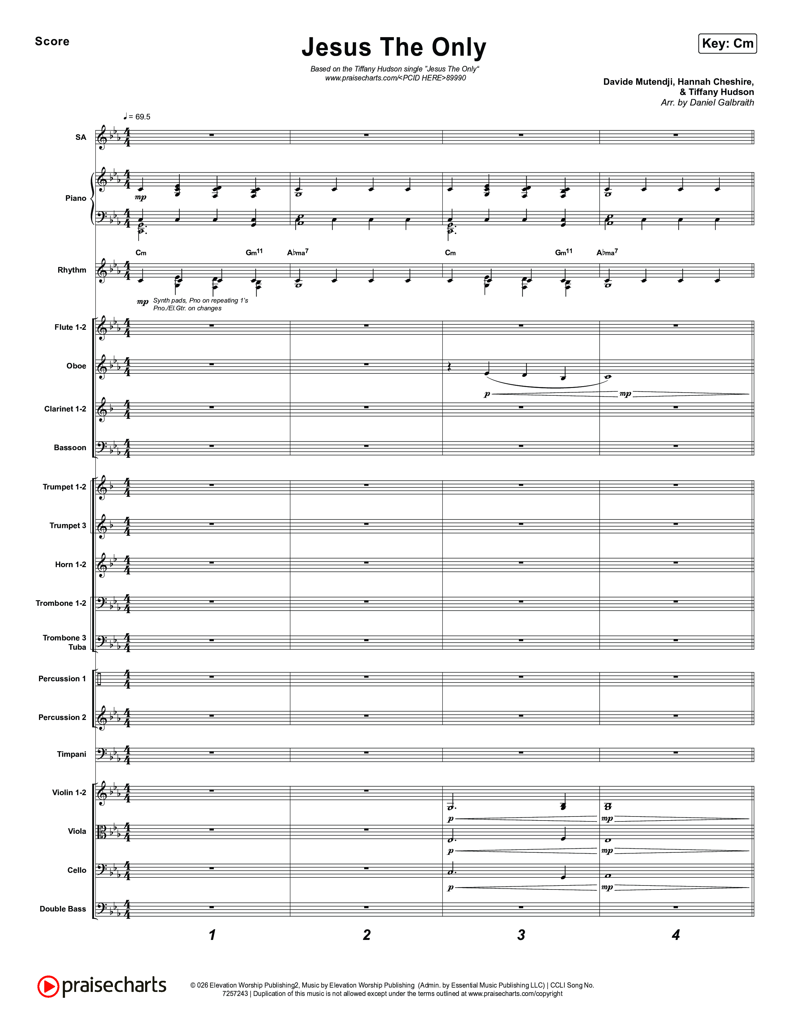 Jesus The Only Orchestration (Tiffany Hudson / Davide Mutendji)