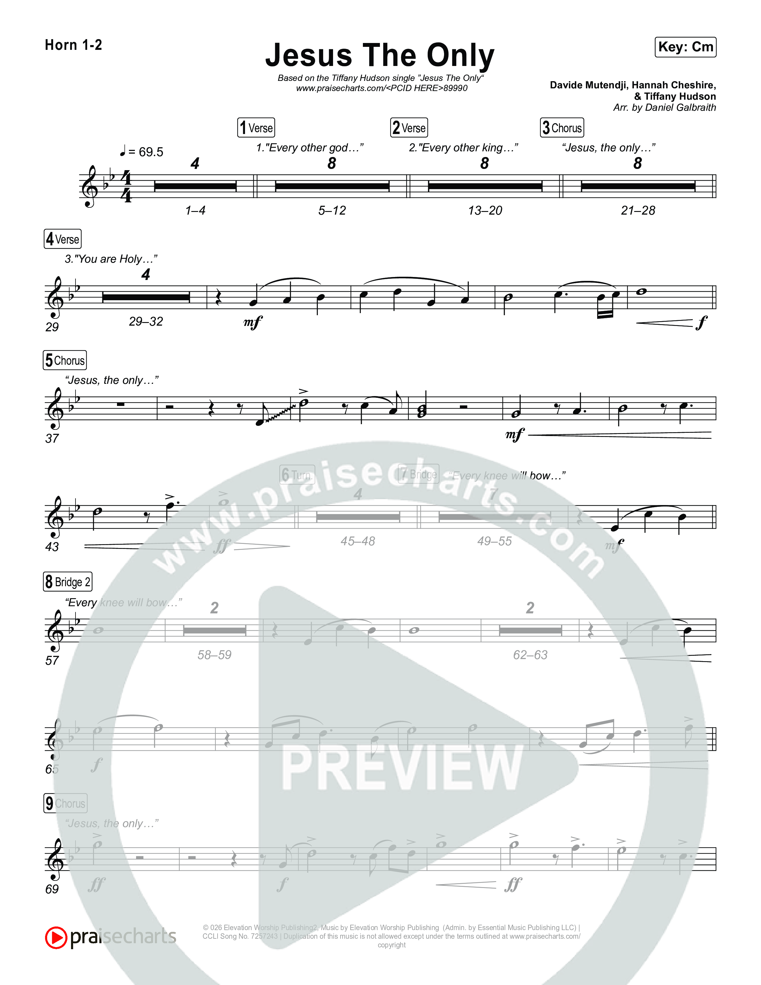 Jesus The Only Brass Pack (Tiffany Hudson / Davide Mutendji)