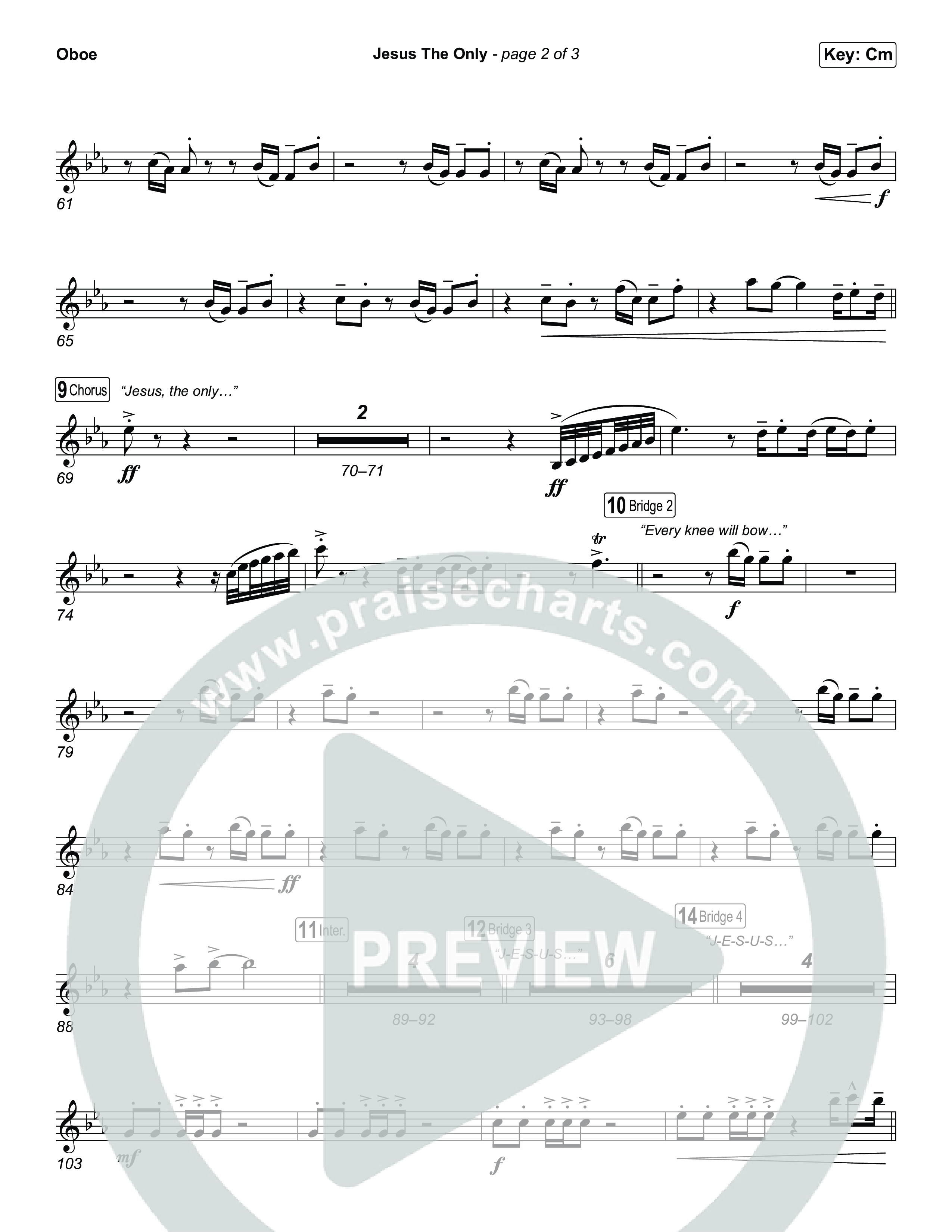 Jesus The Only Oboe (Tiffany Hudson / Davide Mutendji)