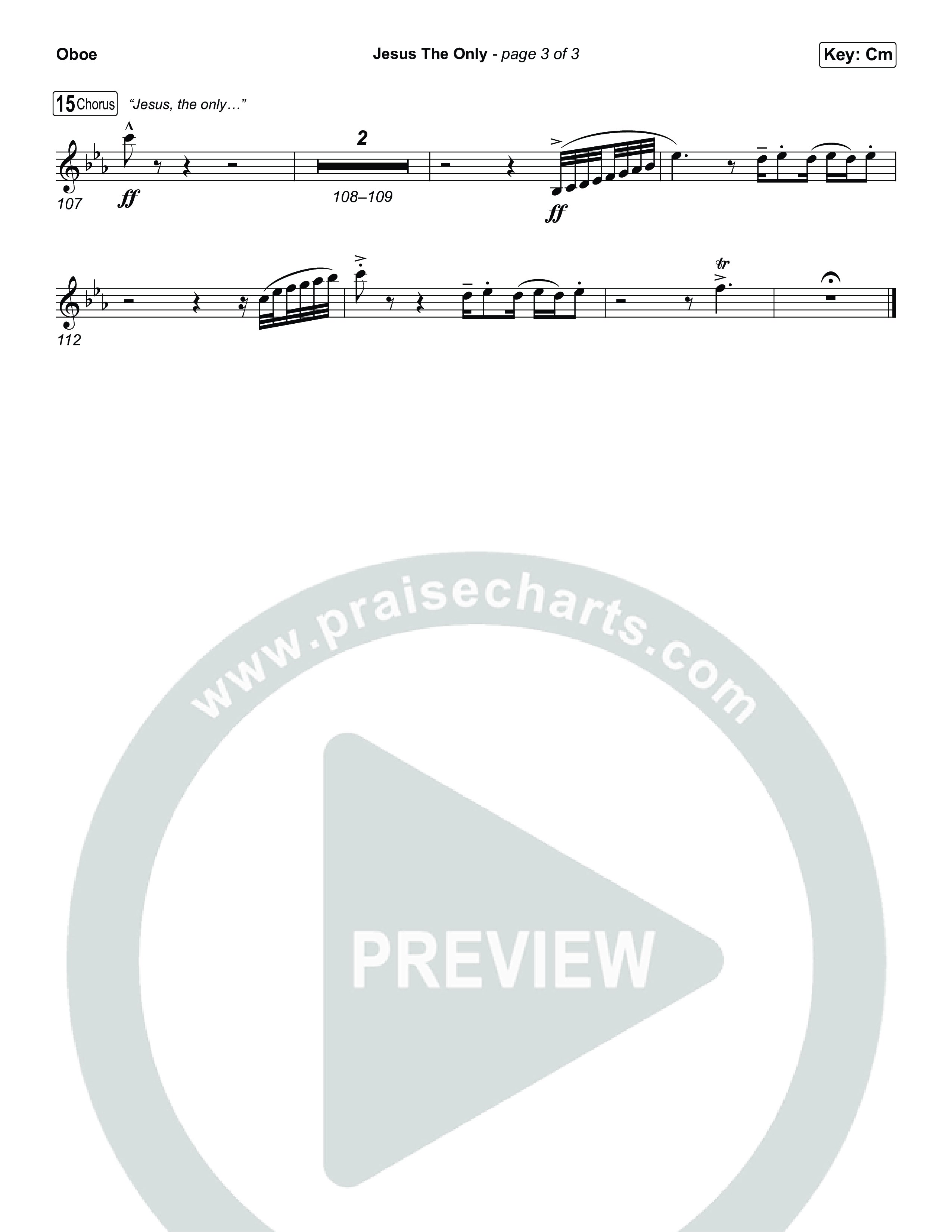 Jesus The Only Oboe (Tiffany Hudson / Davide Mutendji)