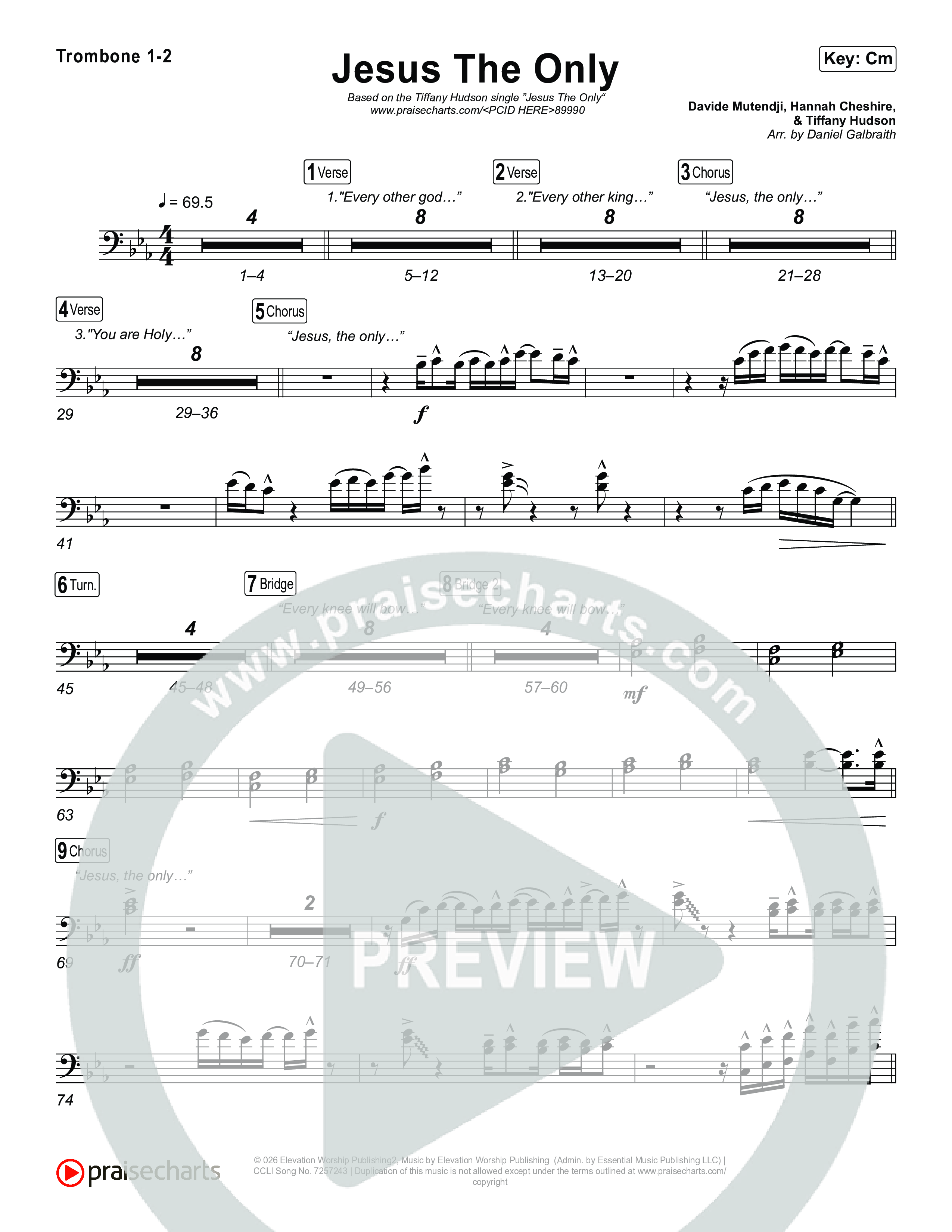 Jesus The Only Trombone 1,2 (Tiffany Hudson / Davide Mutendji)