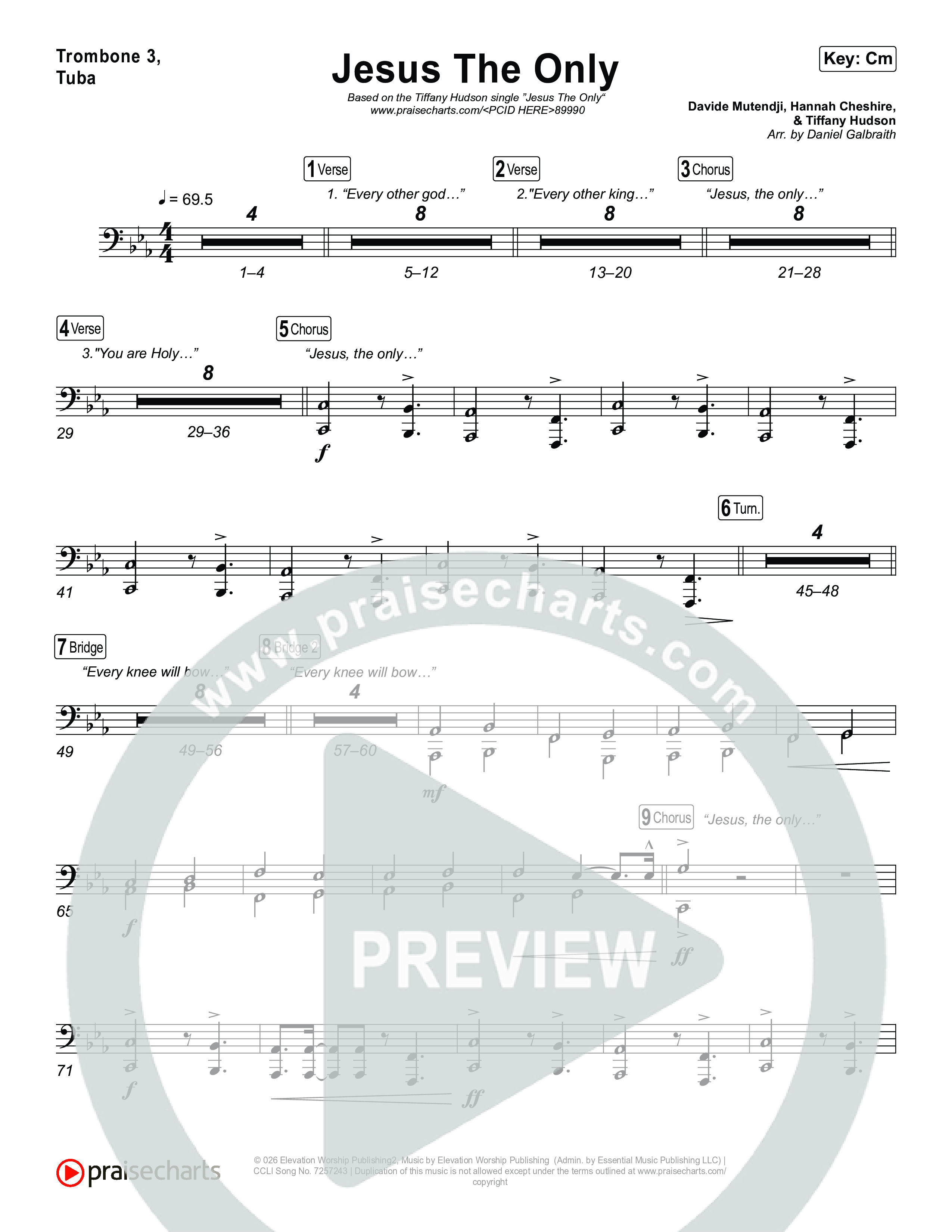 Jesus The Only Trombone 1,2 (Tiffany Hudson / Davide Mutendji)