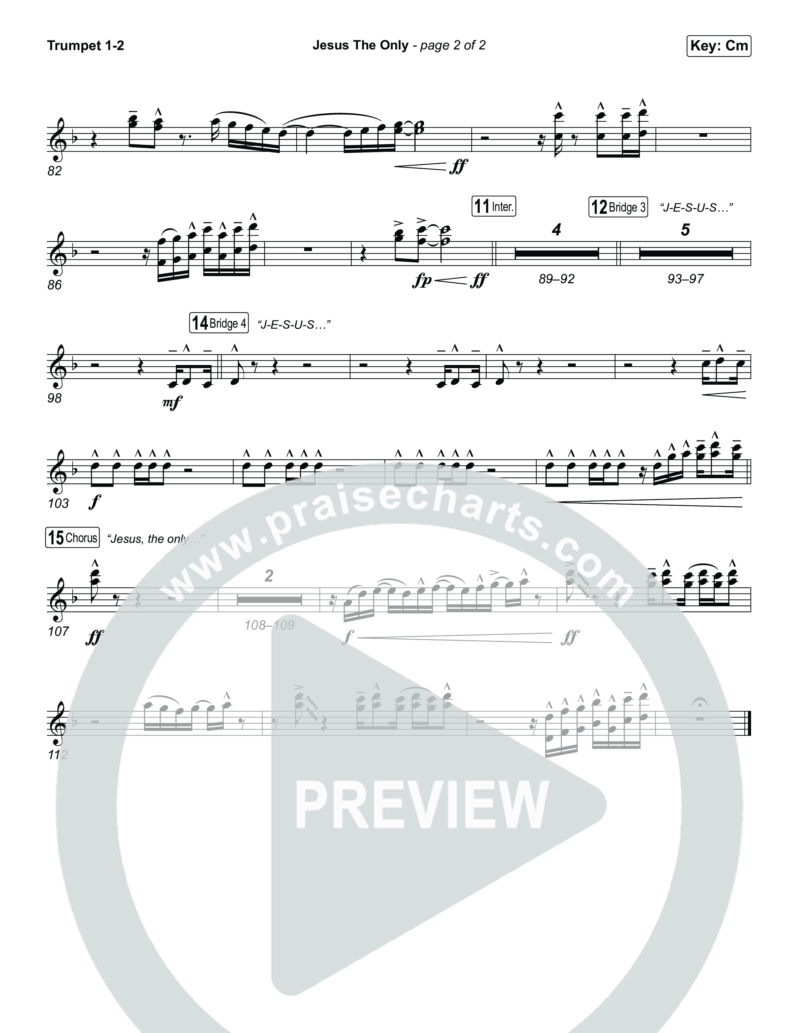 Jesus The Only Trumpet 1,2 (Tiffany Hudson / Davide Mutendji)