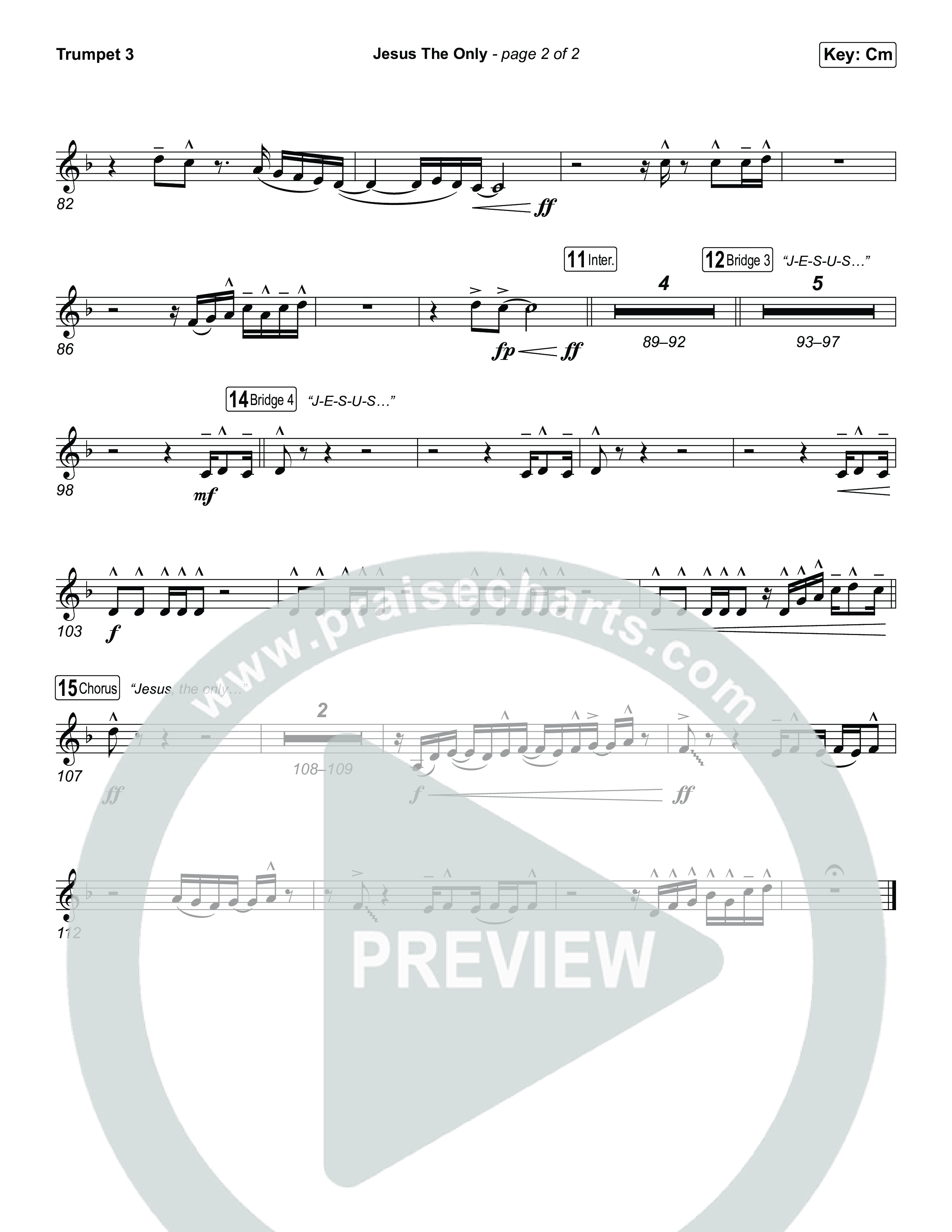 Jesus The Only Trumpet 3 (Tiffany Hudson / Davide Mutendji)